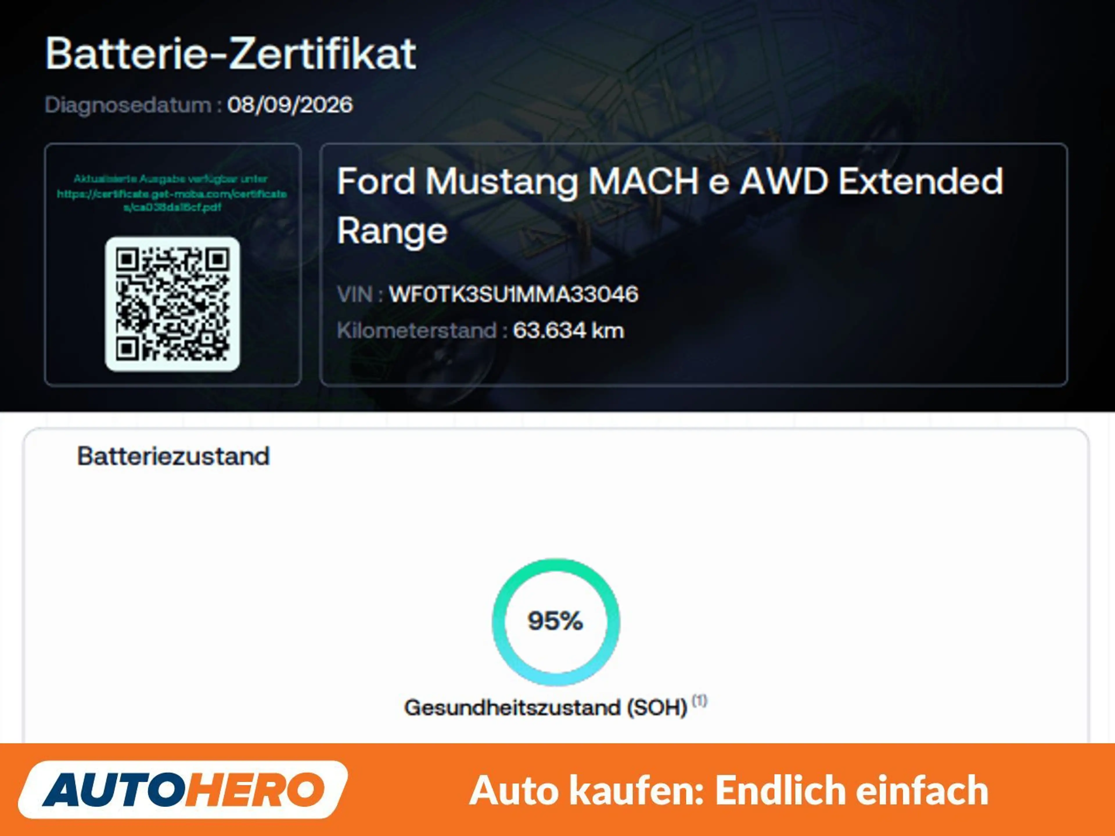 Ford Mustang Mach-E electric drive 258 kW AWD — photo 10