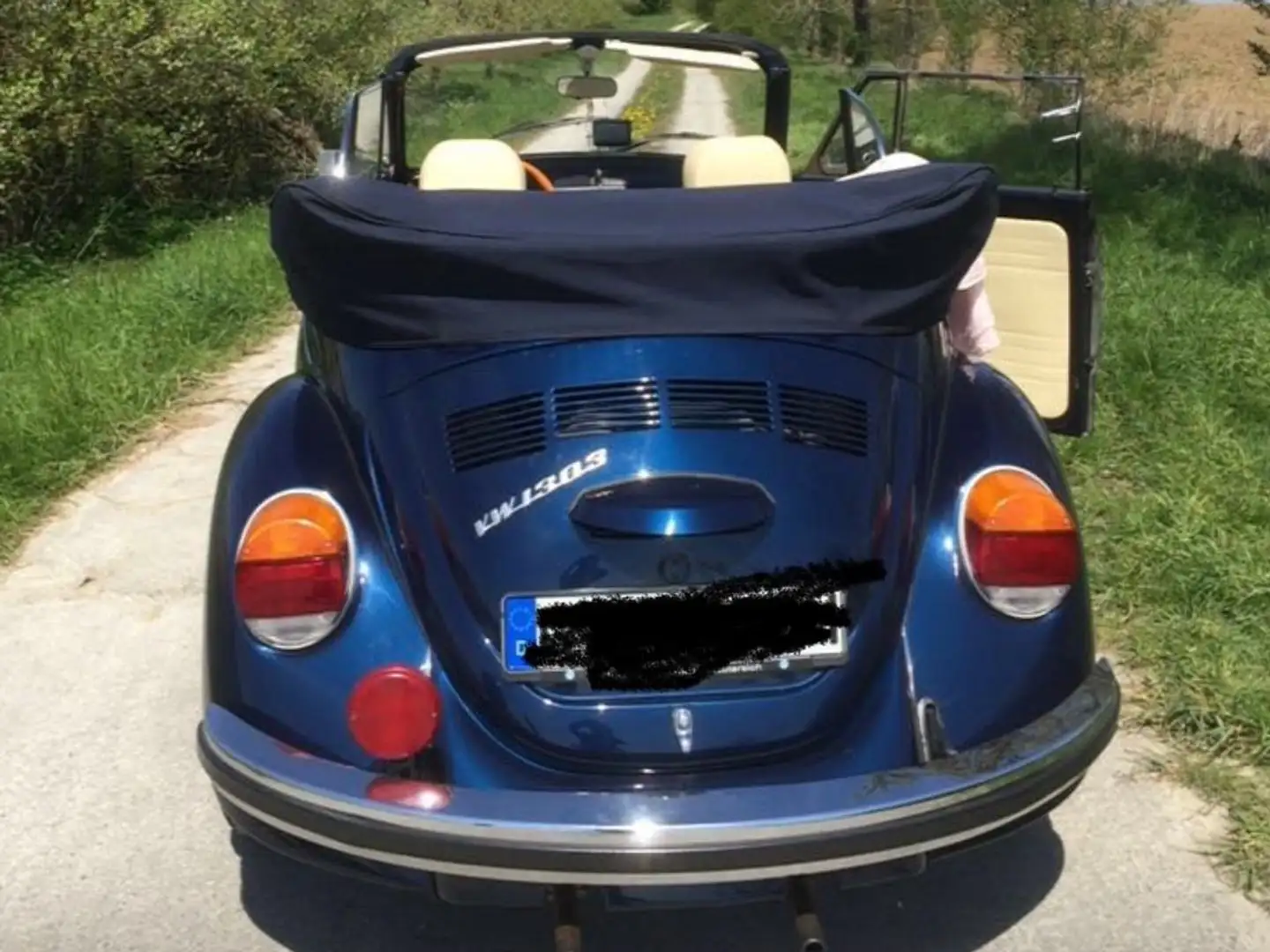 Volkswagen Käfer Cabriolet Azul - 2