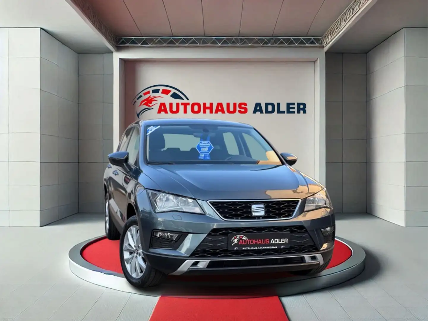 SEAT Ateca 1.4TSI Style*2HD*AUTOM*NAVI*EU6*SH*PDC*LED Grau - 1