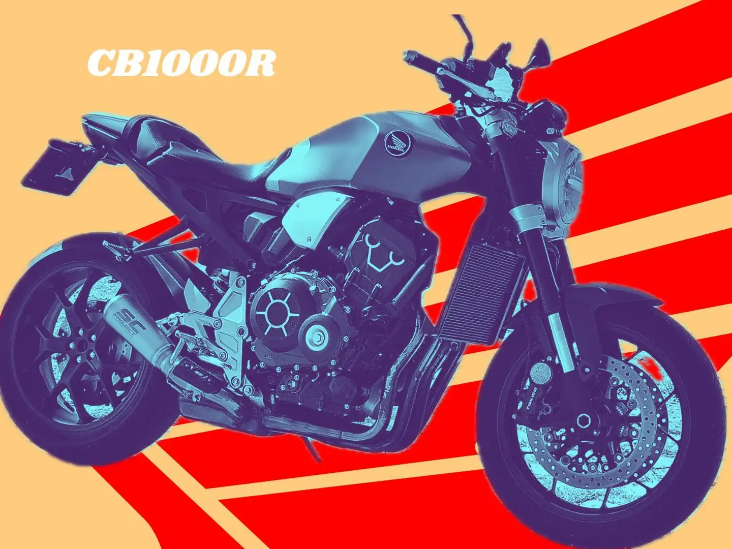 Honda CB 1000 R Gris - 1