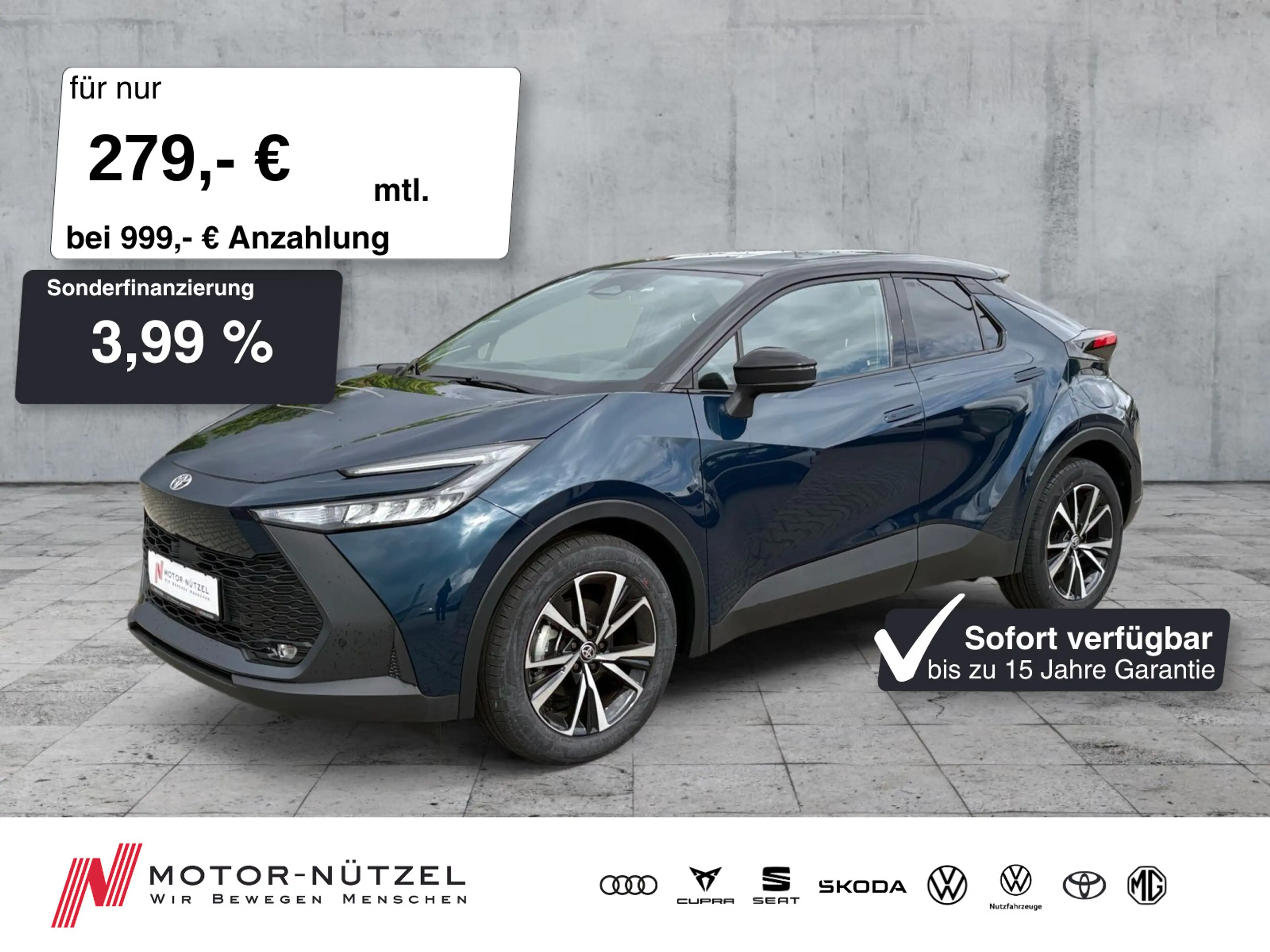Toyota C-HR 2.0 Hybrid TEAM D NAVI+APP+ACC+SHZ+RFK+DAB