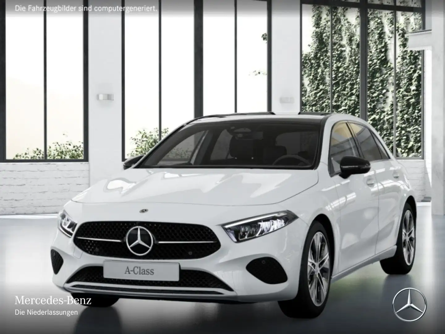 Mercedes-Benz A 200 d PROGRESSIVE+NIGHT+PANO+AHK+LED+KAMERA+TOTW Weiß - 2
