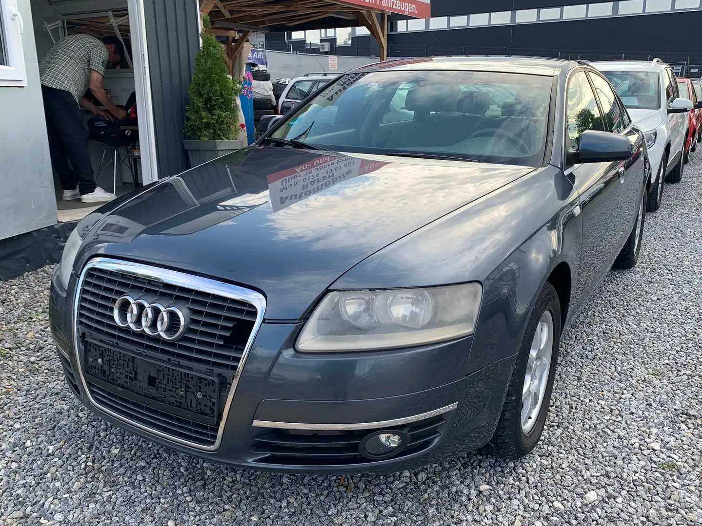 Audi A6 2.7 TDI DPf.  Automatik. Alufelgen. Scheckheft Grijs - 1