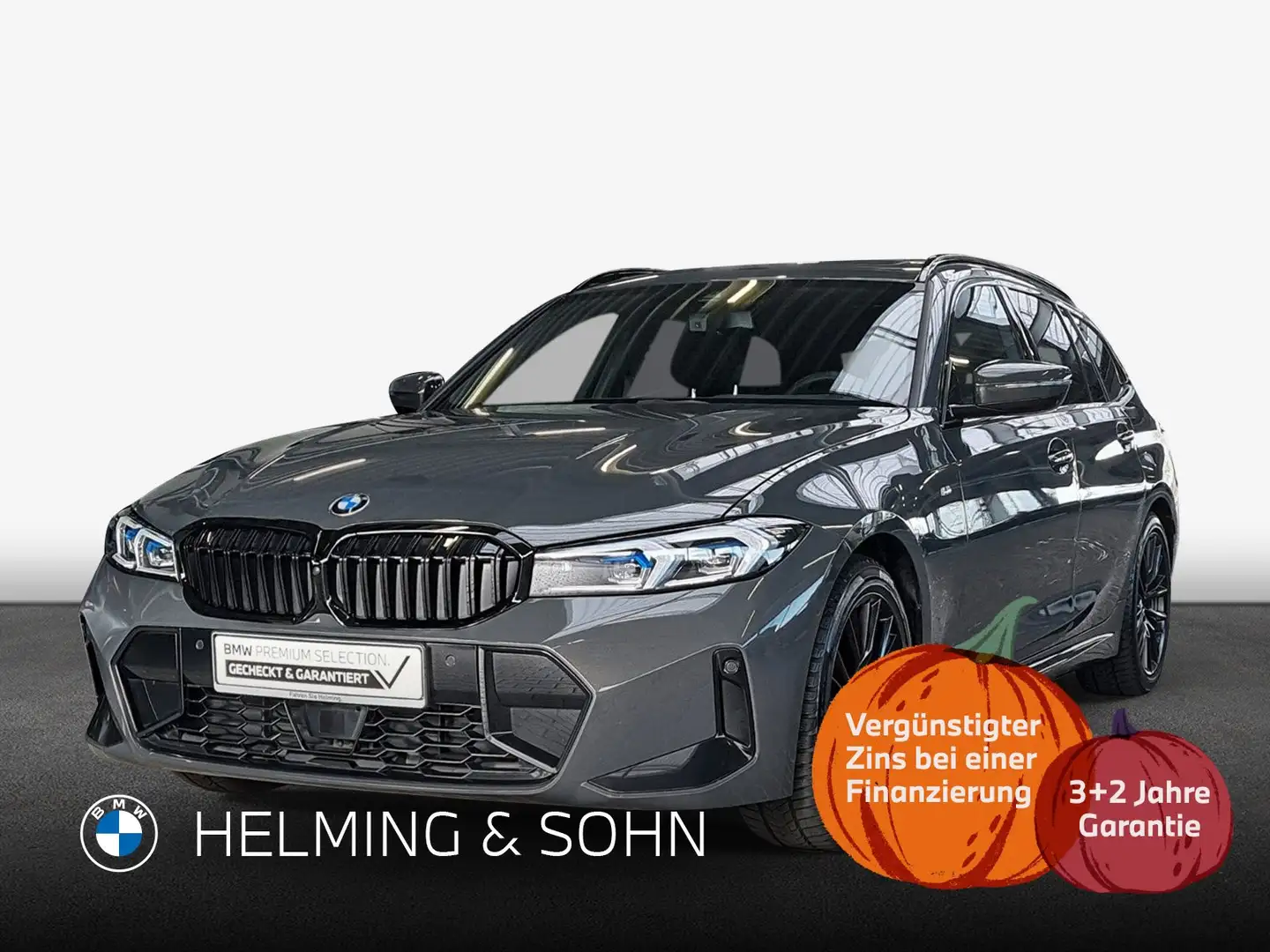 BMW 330 d xDrive Touring M-Sport HiFi Head-Up AHK Pano uvm Szary - 1
