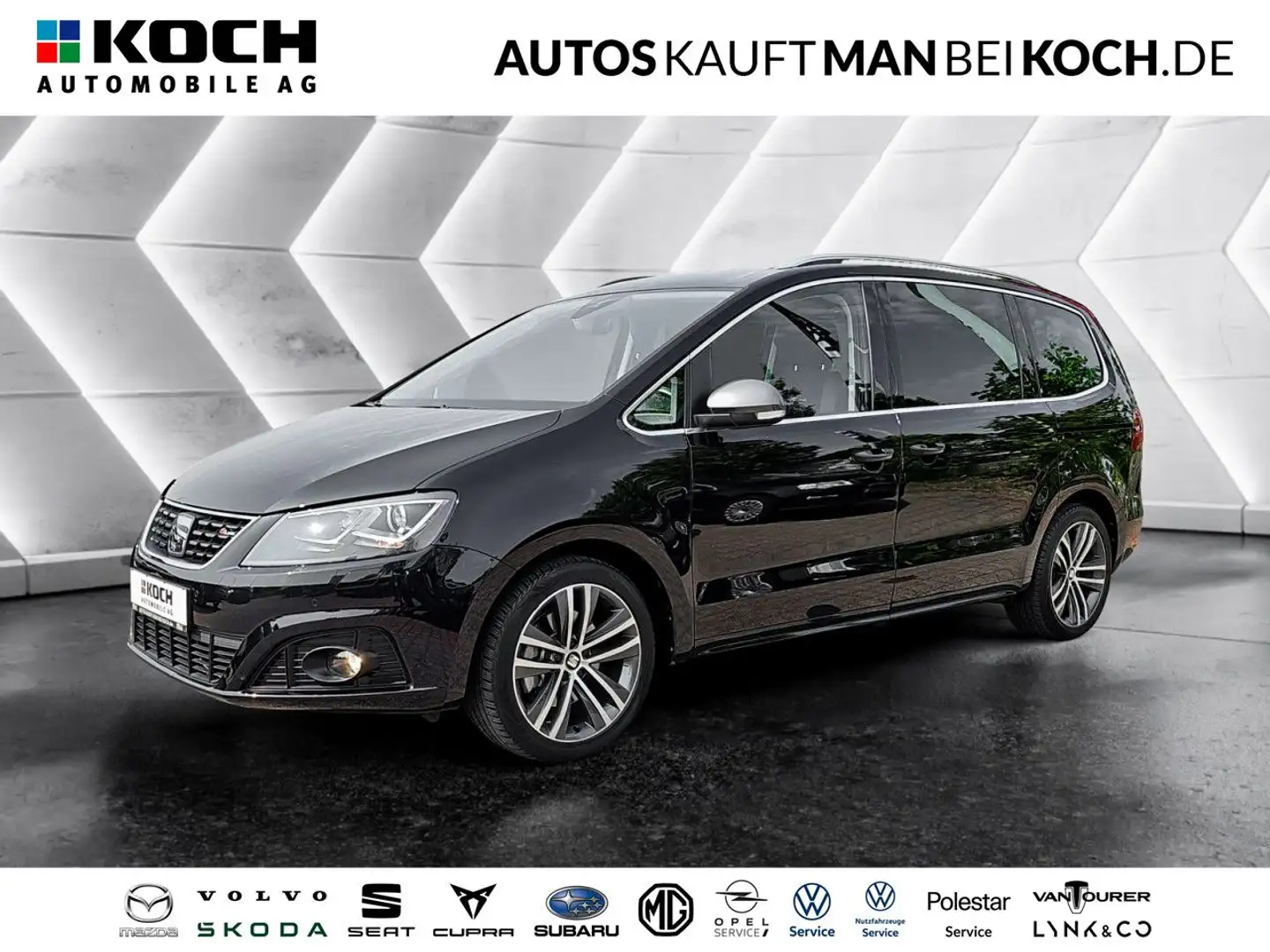 SEAT Alhambra 1.4 TSI FR XENON NAVI AHK KAMERA TOTWI Schwarz - 1