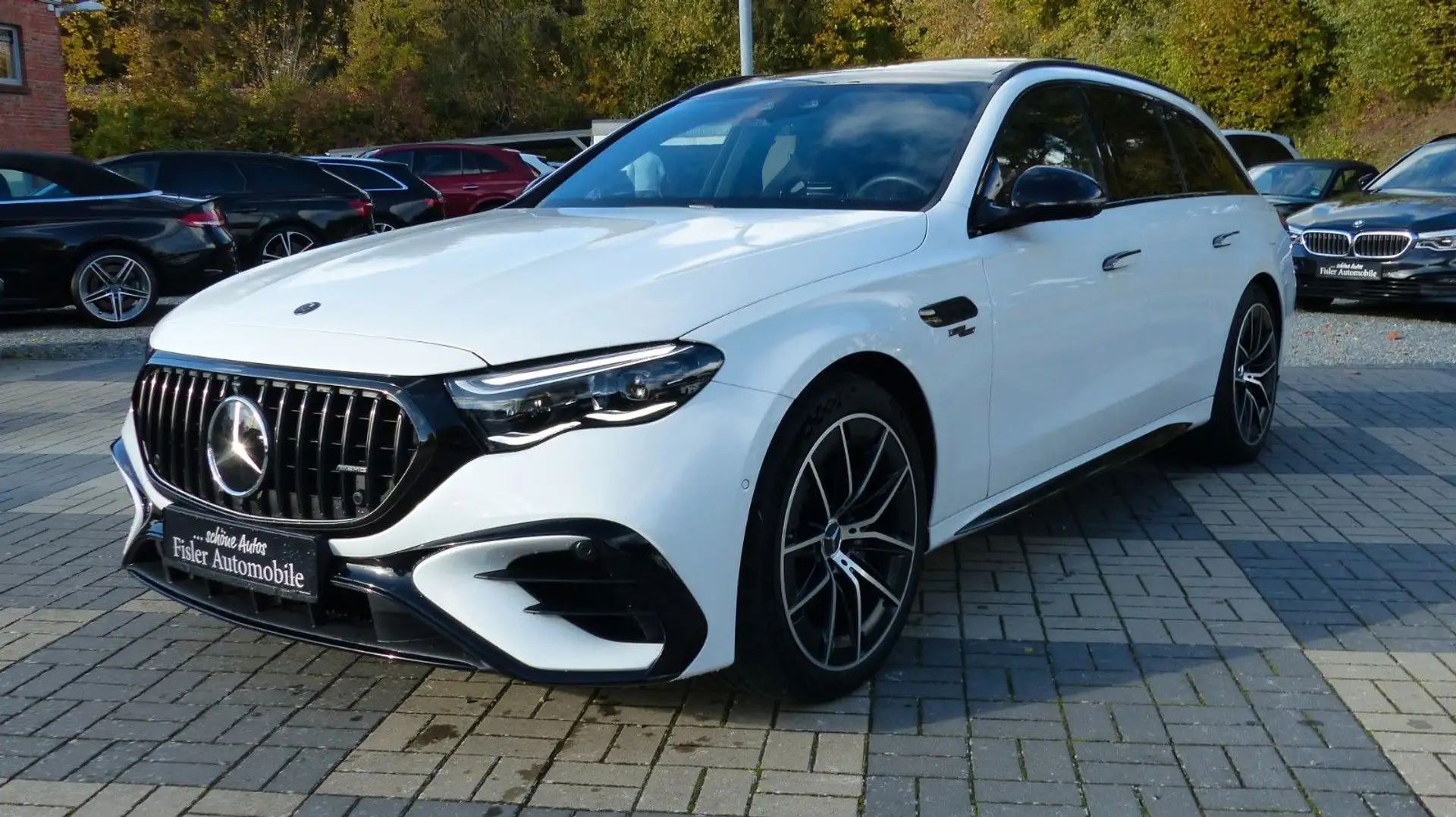 Mercedes-Benz E 53 AMG E 53 T AMG Hybrid Night I+II Head UpPerfSitzeAHK Blanc - 1