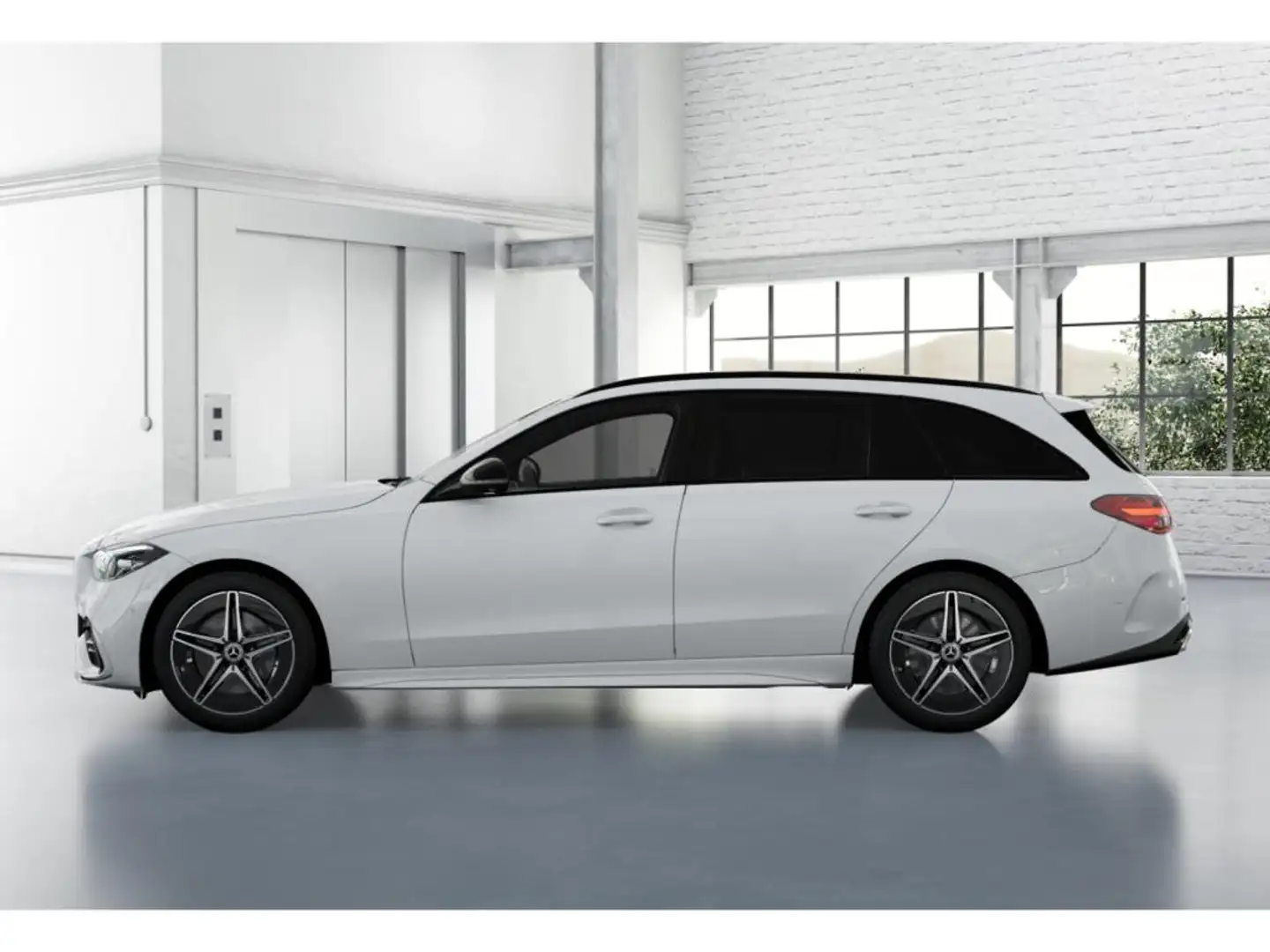 Mercedes-Benz C 220 d T-M AMG Night+360°+Totwink.+18+LED Weiß - 2
