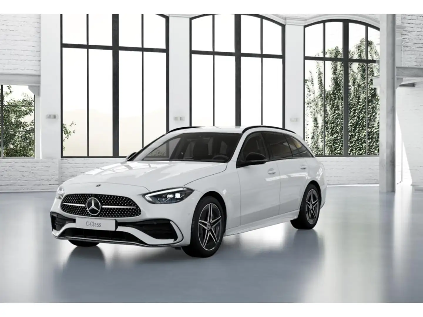 Mercedes-Benz C 220 d T-M AMG Night+360°+Totwink.+18+LED Weiß - 1
