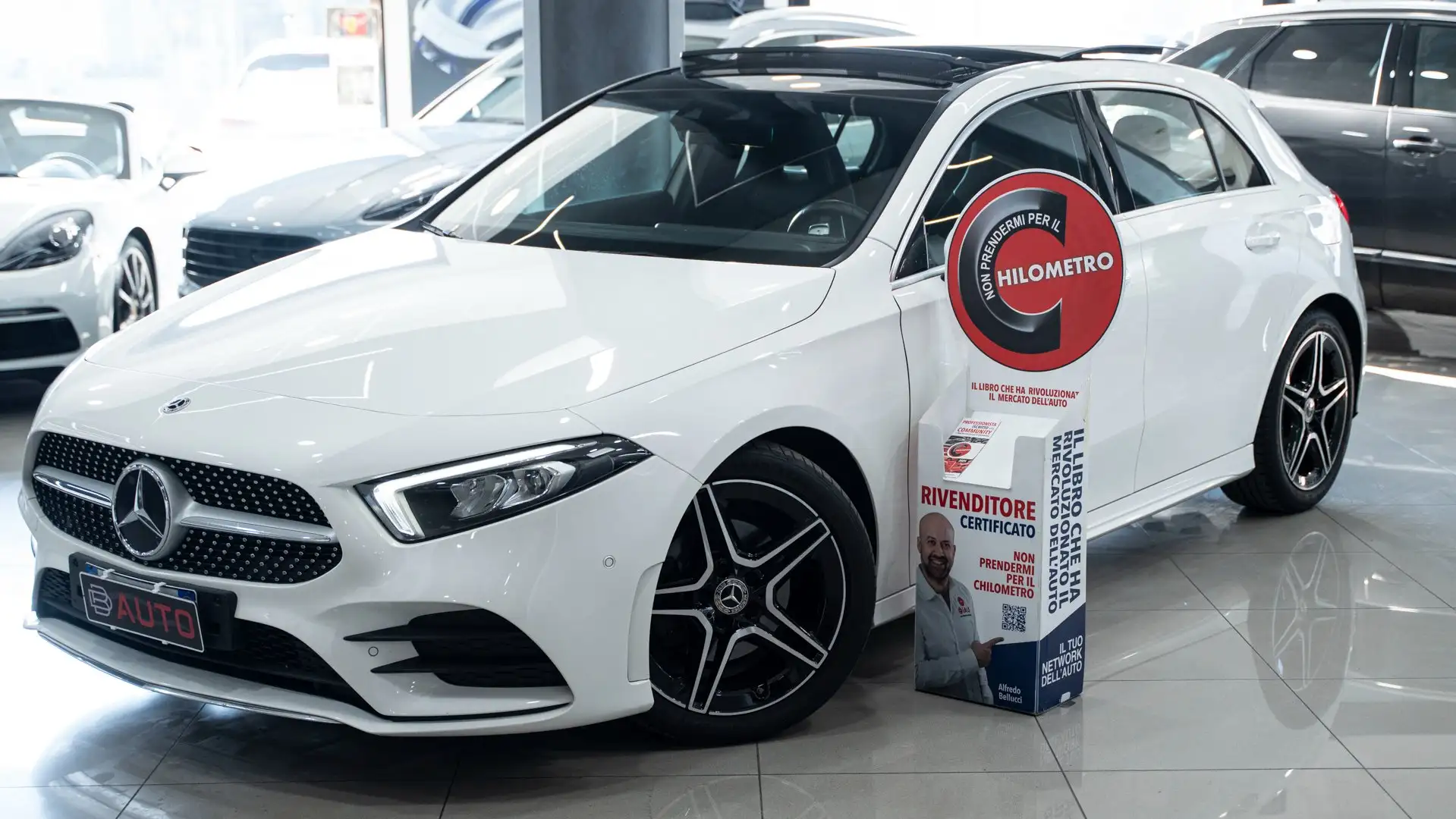 Mercedes-Benz A 200 D PREMIUM PLUS AMG TETTO PACK LUCI XENO NAVI FULL Weiß - 1