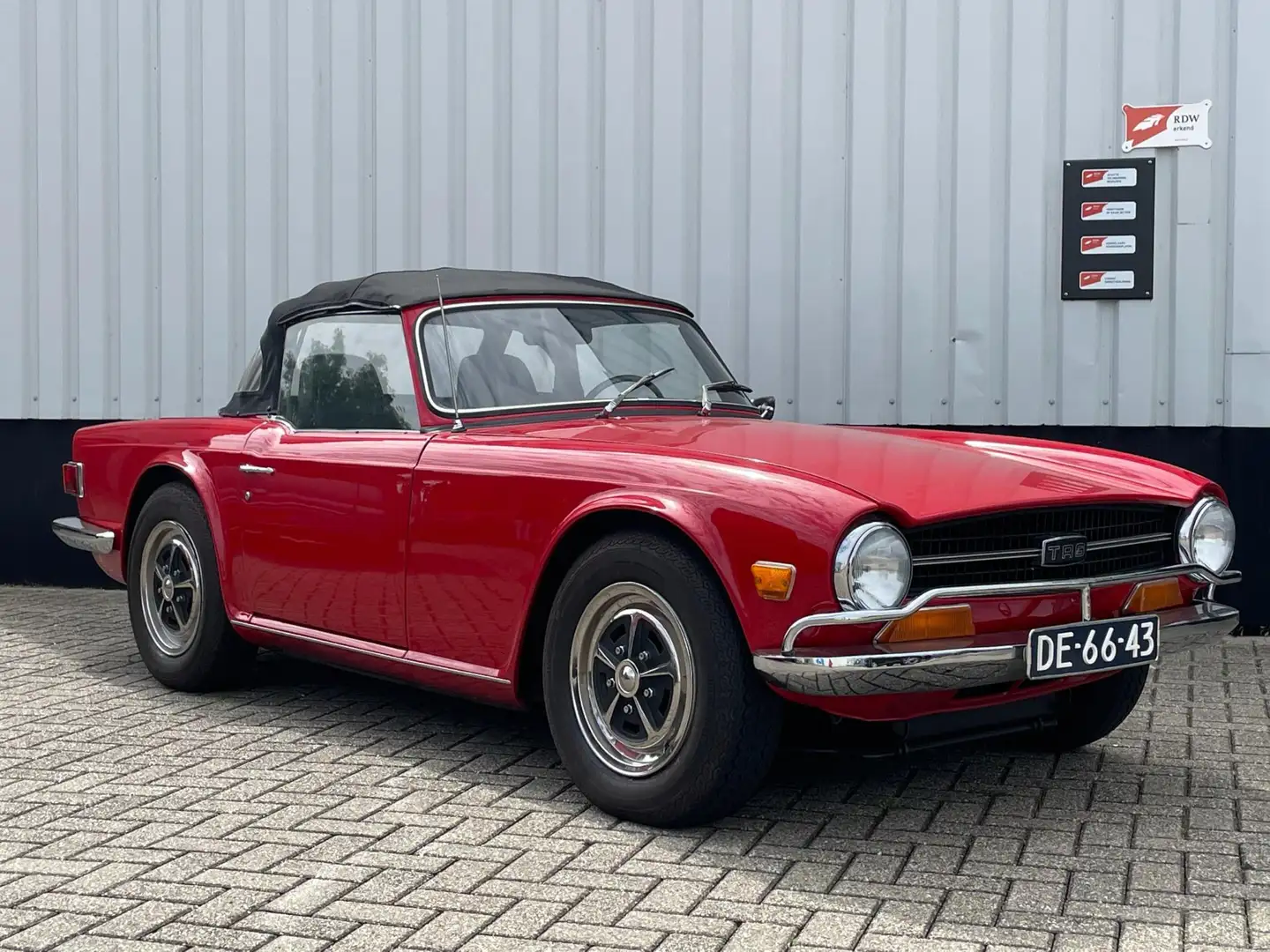 Triumph TR6 Soft Top Originele vroege tr 6 Rojo - 1