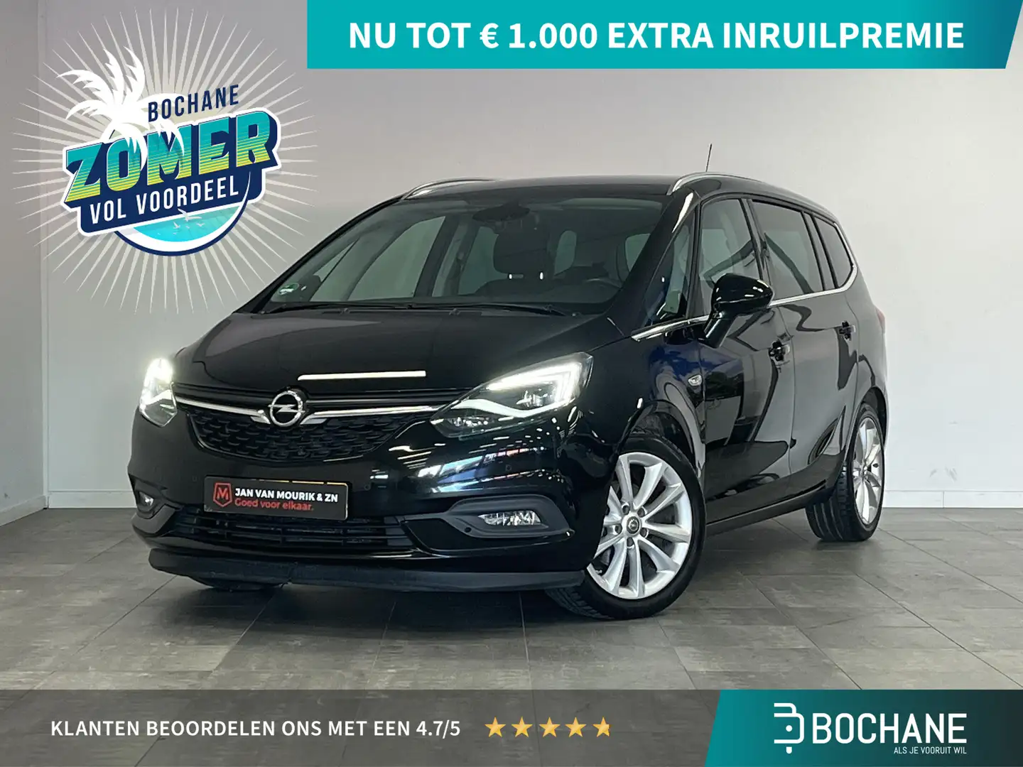 Opel Zafira 1.4 Turbo Edition 7p. | Navigatie | Camera | DAB Noir - 1