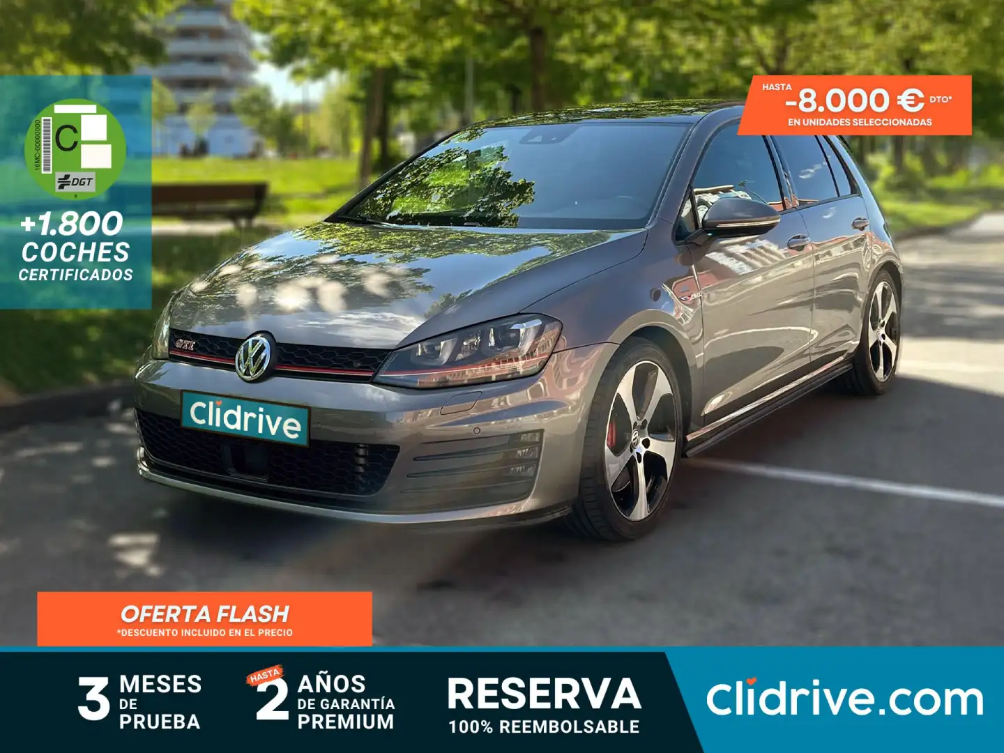Volkswagen Golf GTI 2.0 TSI Performance 230 Gris - 1