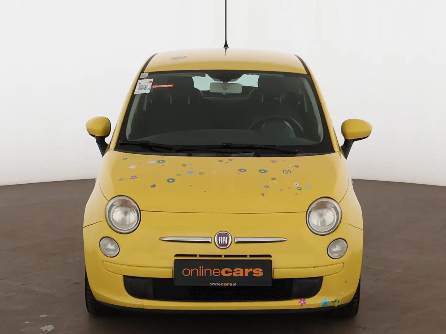 Fiat 500 1.2 8V PARKHILFE RADIO KLIMA-ANLAGE Gelb - 2