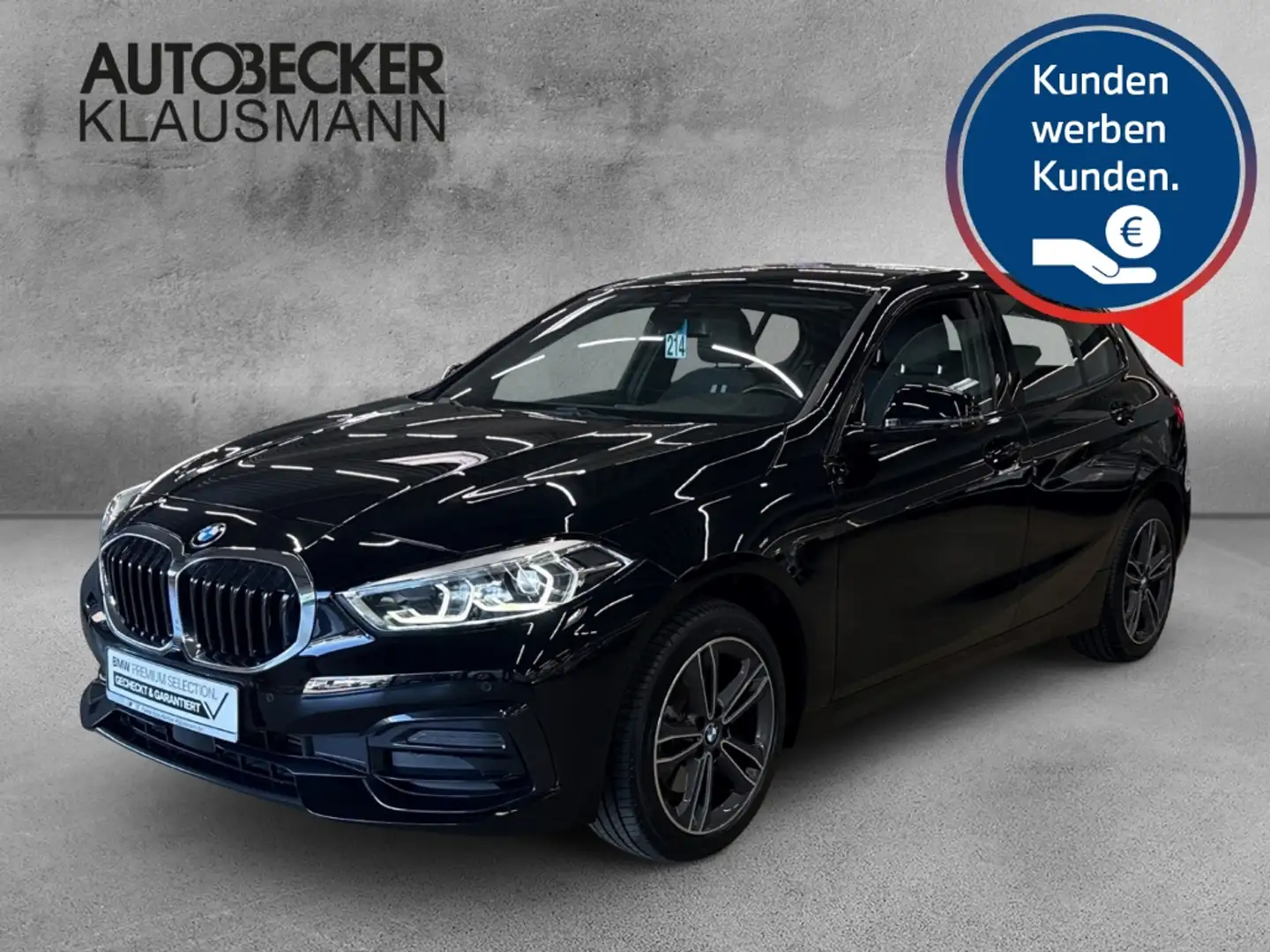 BMW 118 Sport Line LC PROF NAVI LED PDC Noir - 1