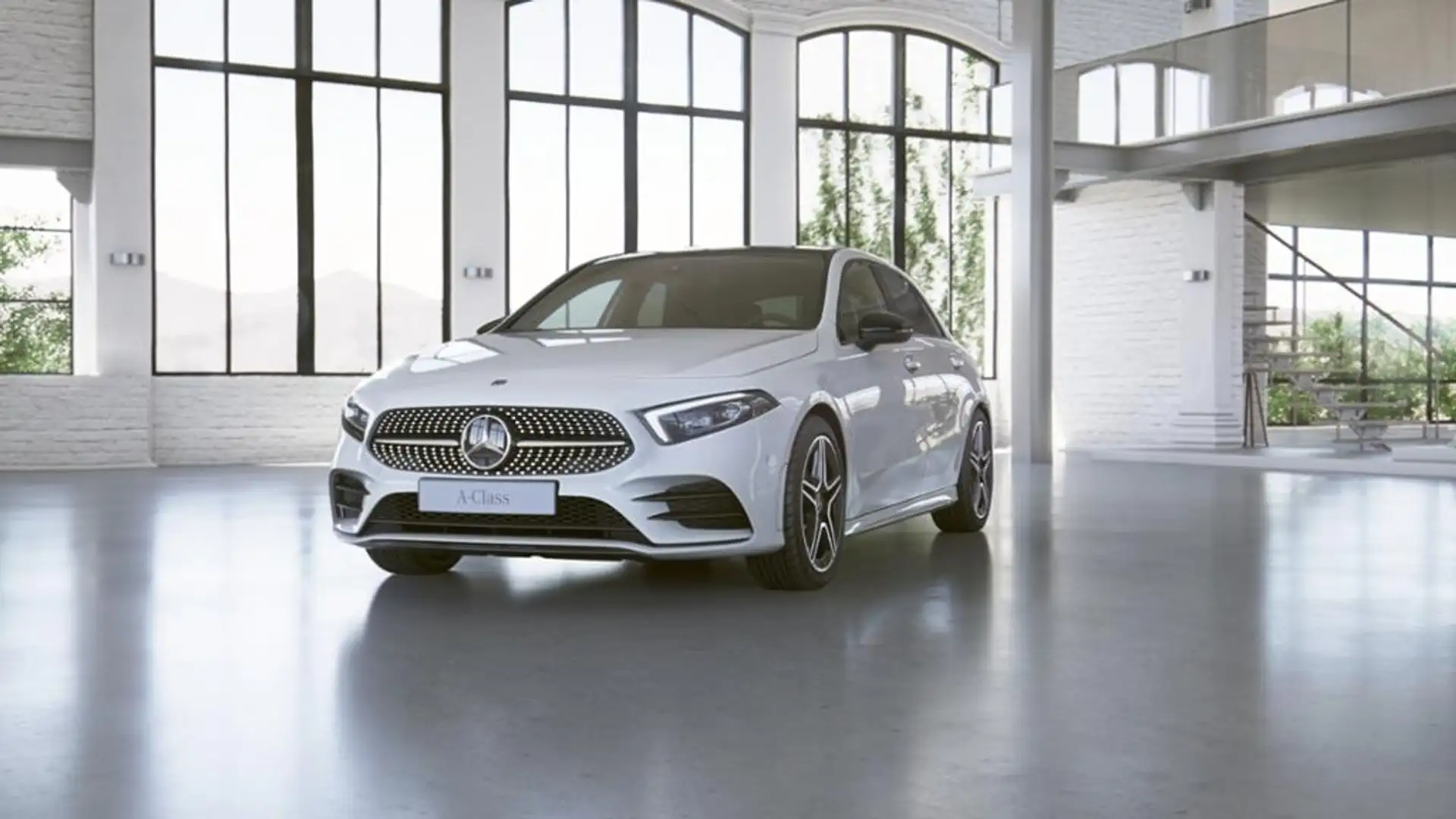 Mercedes-Benz A 250 e  AMG Pano Ambie Night RFK Multibeam SHZ Weiß - 1