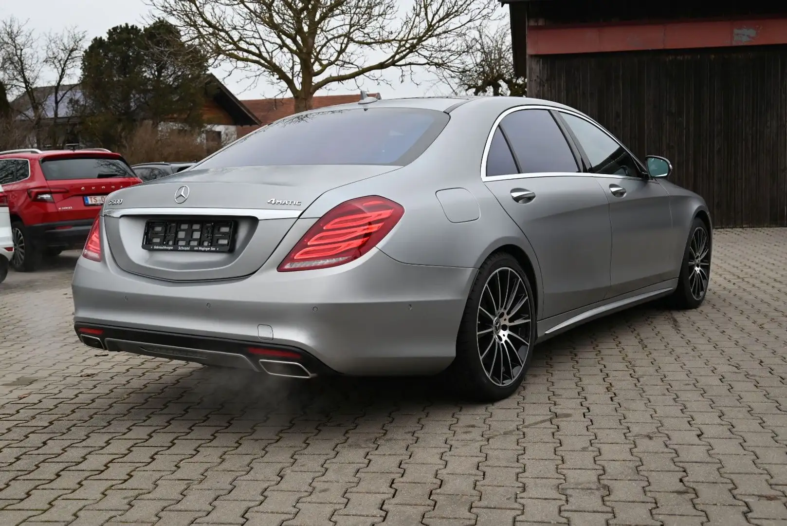Mercedes-Benz S 500 4Matic Lang AMG/Voll/Chauffeurpaket Gris - 2