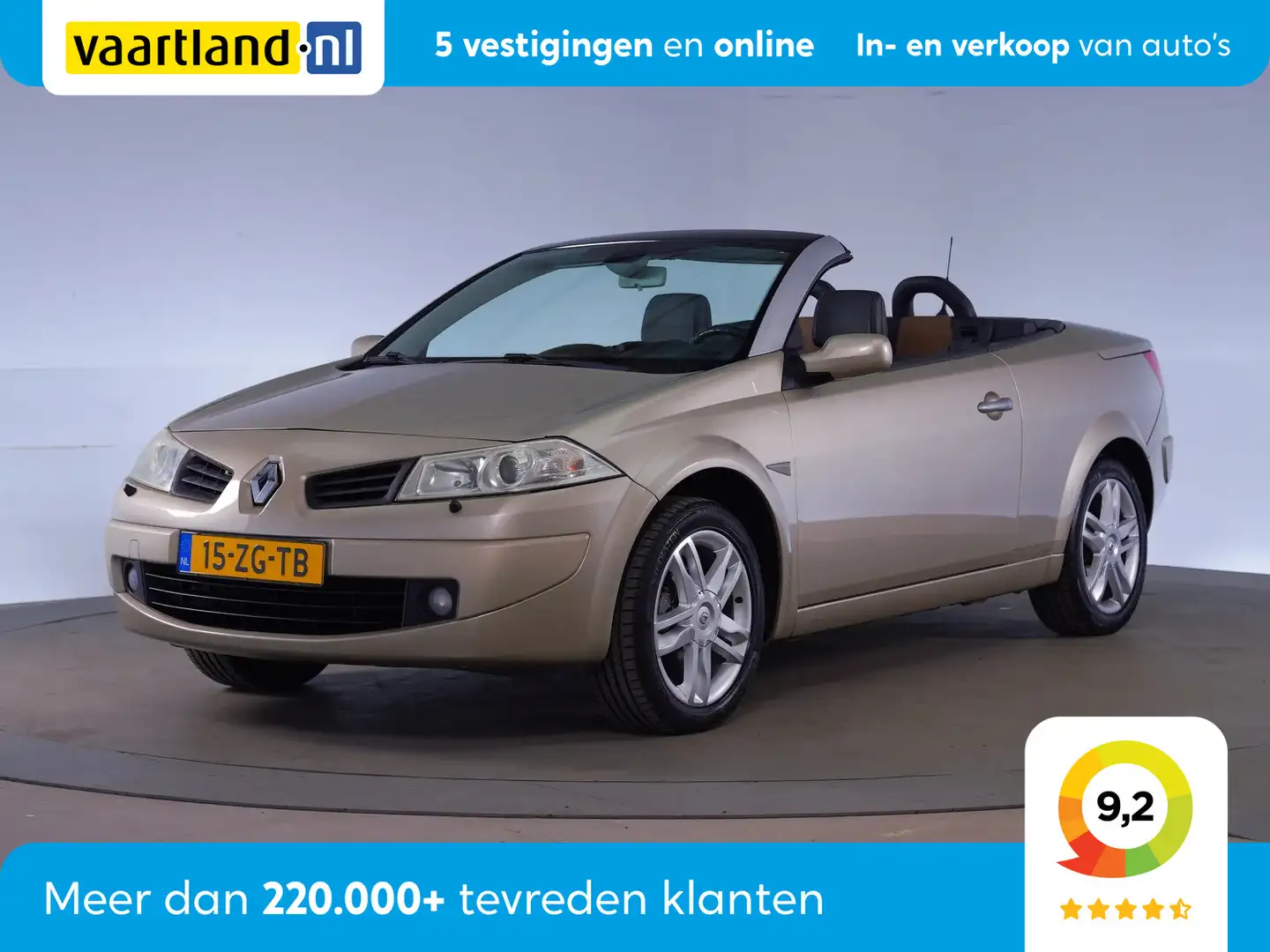 Renault Megane CABRIOLET 1.6 Exception [leer,xenon,ecc] Bej - 1