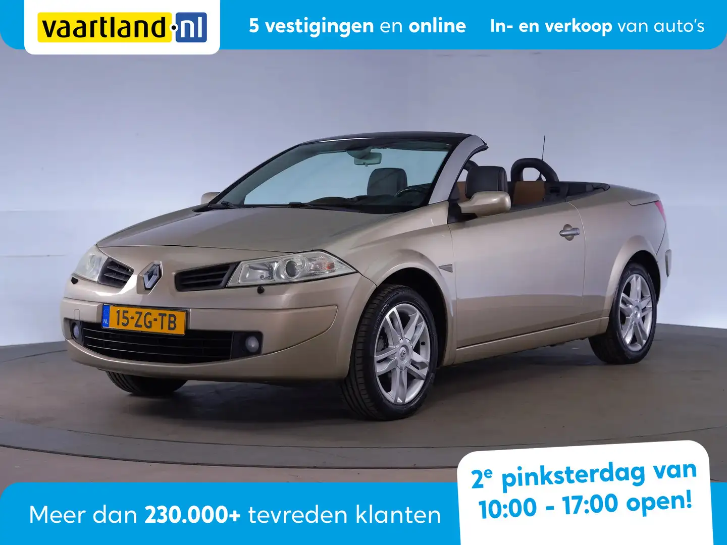 Renault Megane CABRIOLET 1.6 Exception [leer,xenon,ecc] Beige - 1