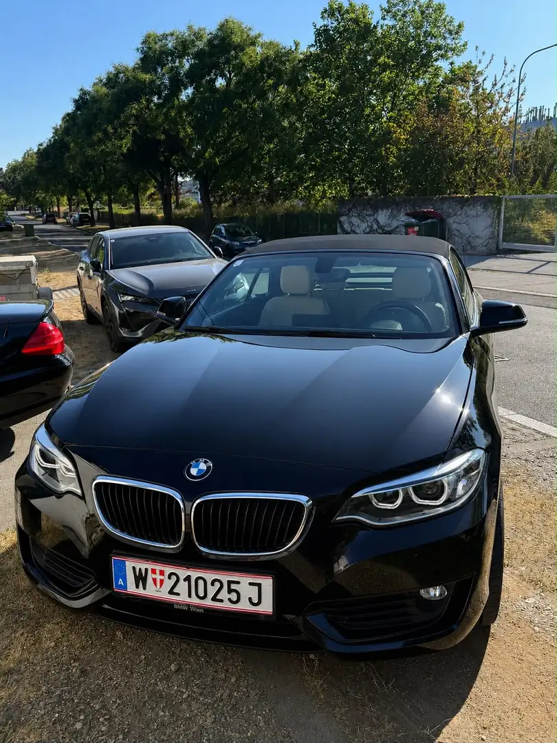 BMW 220 220i Cabrio M Sport Aut. M Sport Schwarz - 1