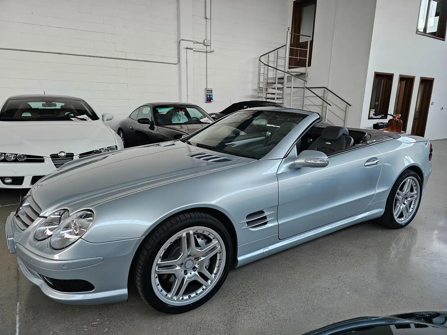 Mercedes-Benz SL 55 AMG k 500cv Bleu - 2