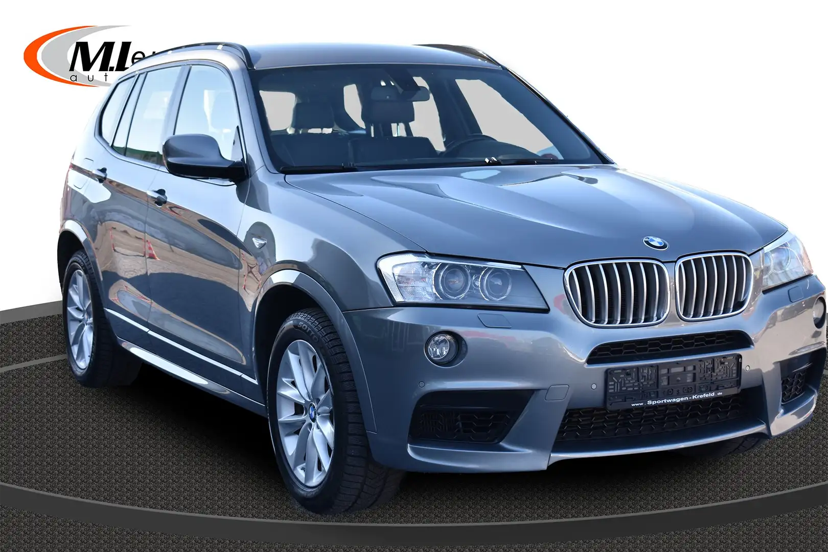 BMW X3 xDrive 35 d M-Sport *NAVI*LEDER*AHK*CAM*19"* Grau - 2