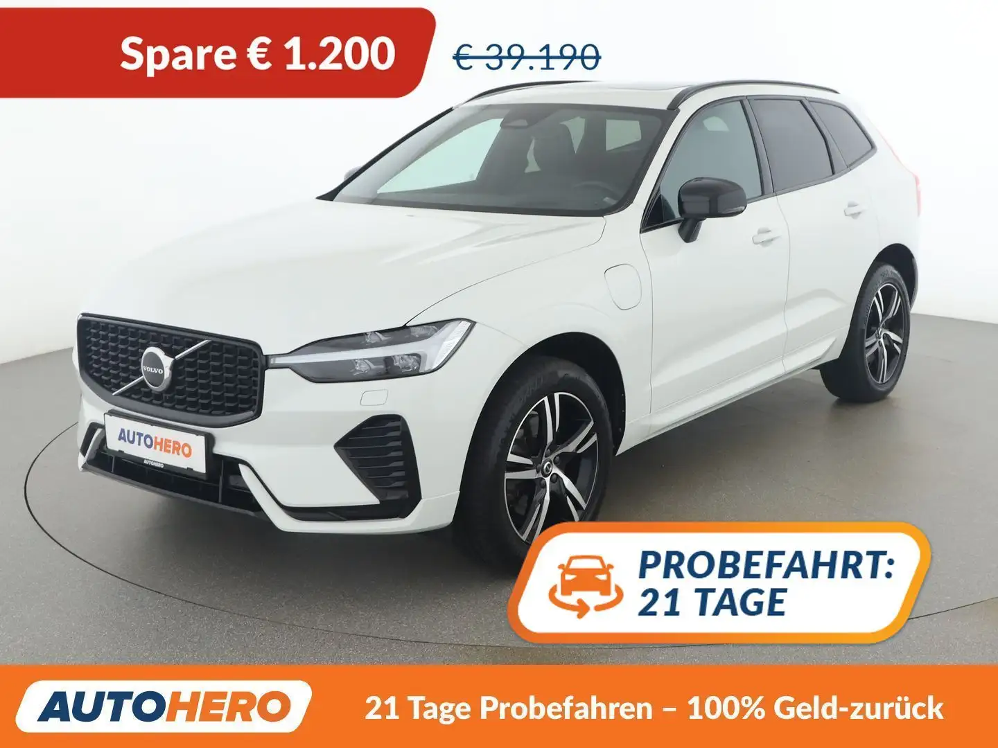 Volvo XC60 2.0 T6 Twin Engine Recharge Plug-in R Design AWD Weiß - 1