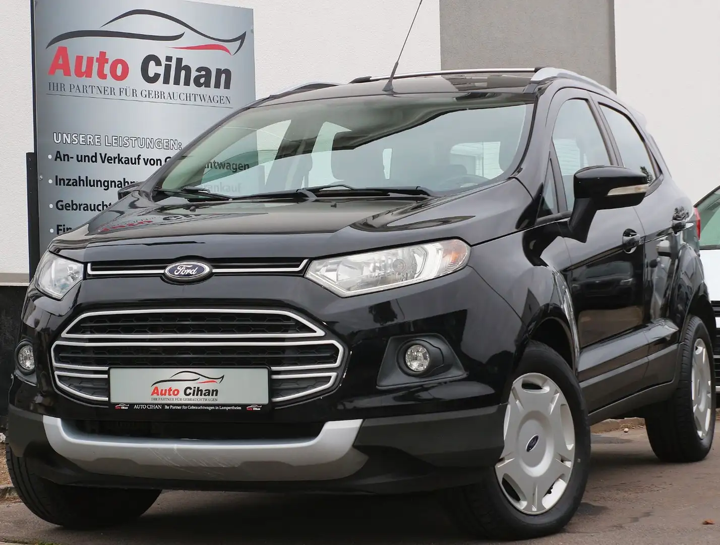 Ford EcoSport Trend SHZ! PDC! 2.HAND! TÜVNEU! Schwarz - 2