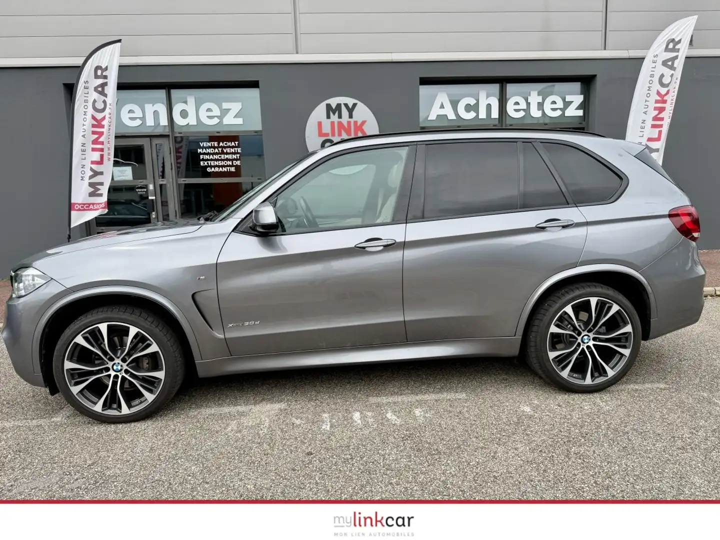 BMW X5 7 places  xDrive 30d BVA m Sport TO attelage F15 F85 Grau - 2