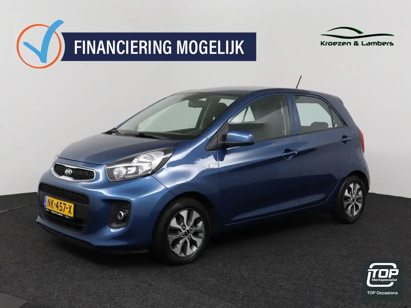 Kia Picanto 1.0 CVVT EcoPlusLine - Navi - Camera Blauw - 1