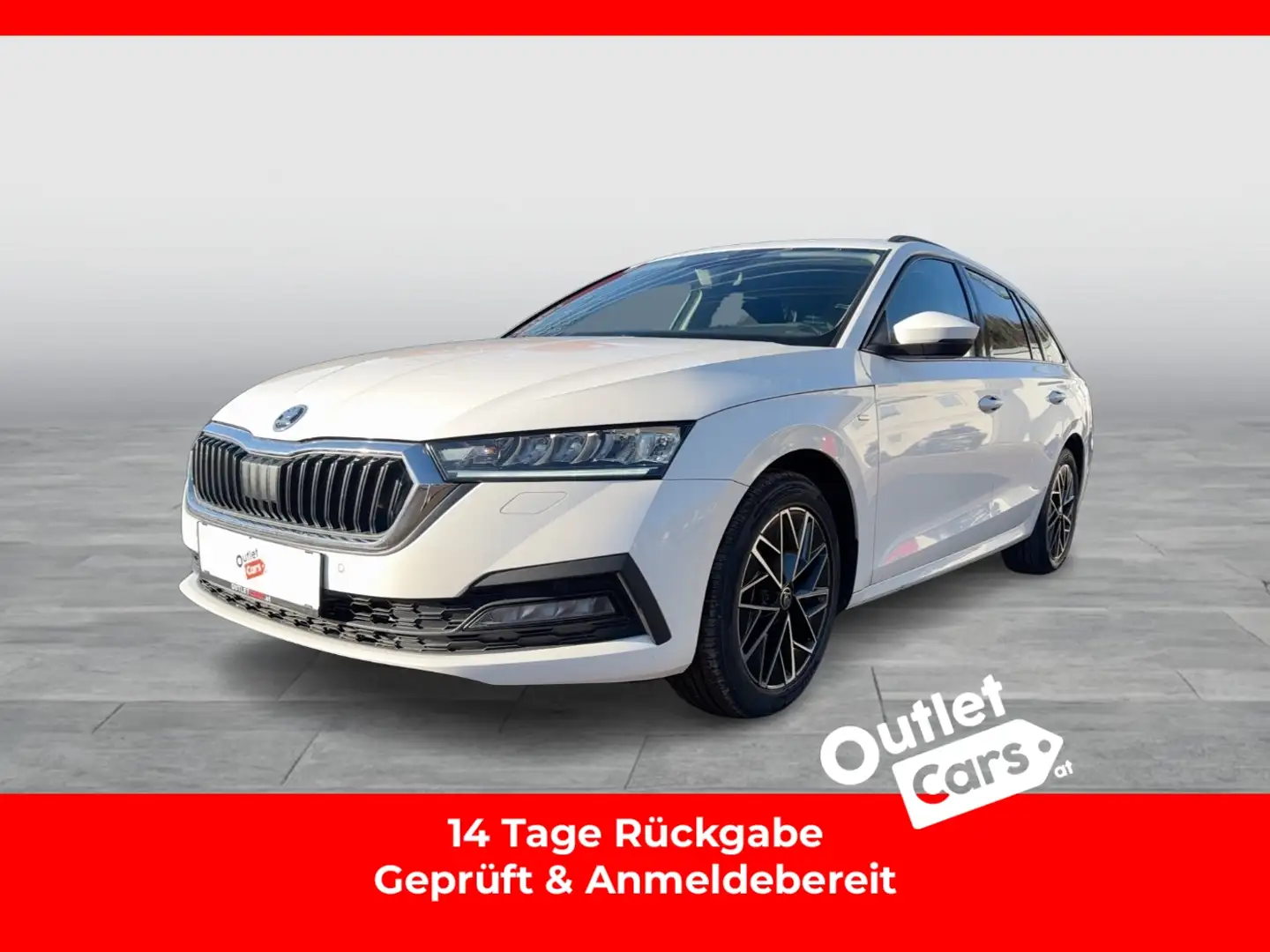 Skoda Octavia Combi 2.0 TDI Ambition LED+NAVI+RFK+LM Weiß - 1