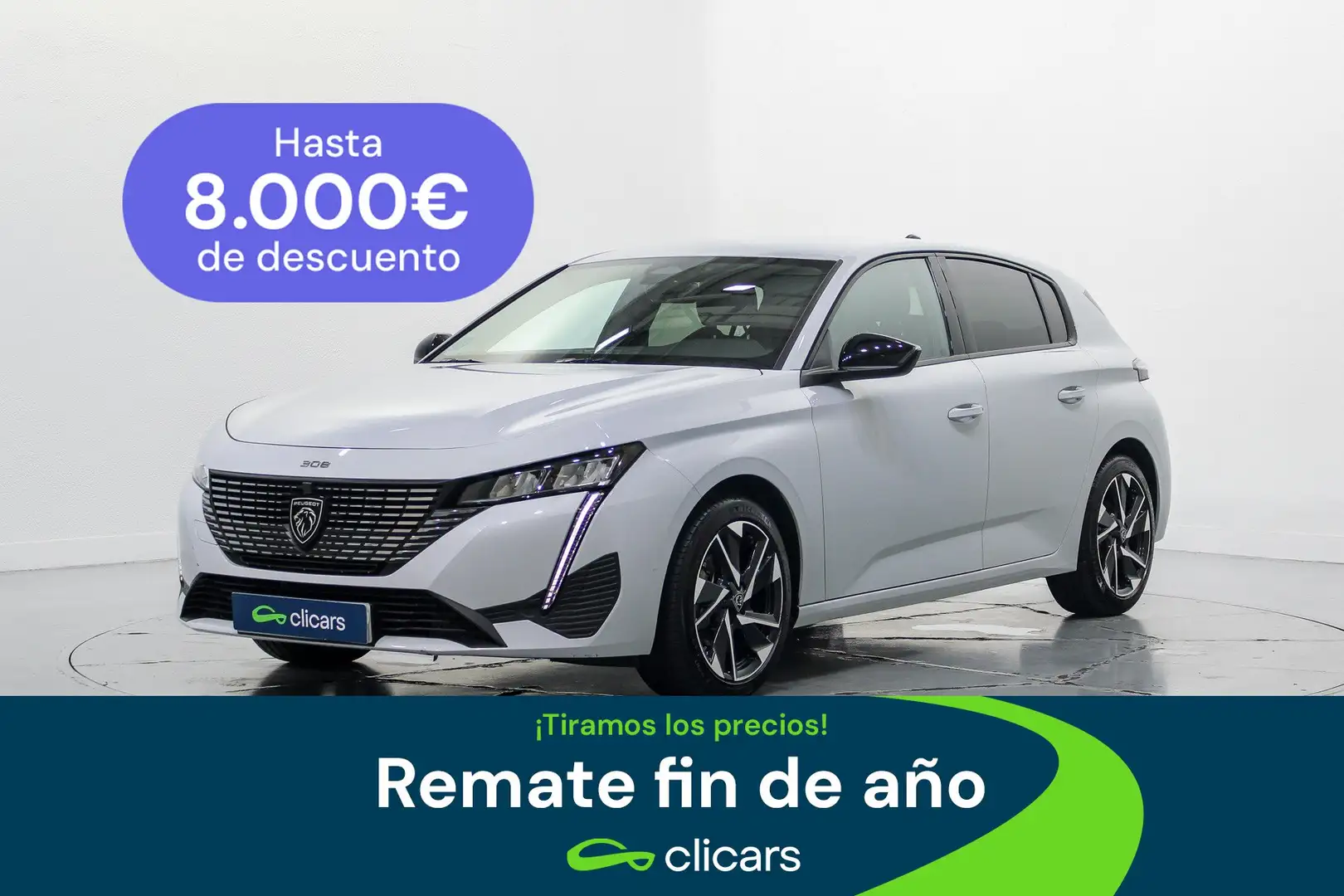 Peugeot 308 1.2 PureTech S&S Allure 130 Blanc - 1