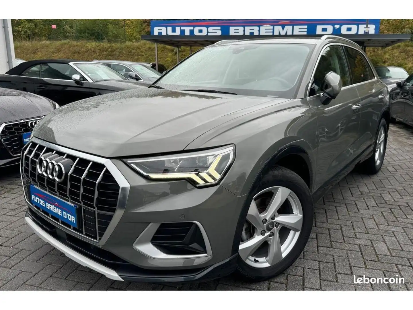 Audi Q3 Q3 35 TDI 150 ch S tronic 7 Design Luxe Gris - 1