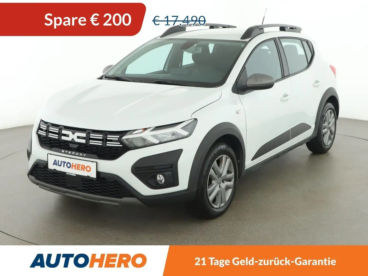 Dacia Sandero 1.0 TCe Stepway Expression Aut. *TEMPO*PDC*KLIMA* Blanc - 1