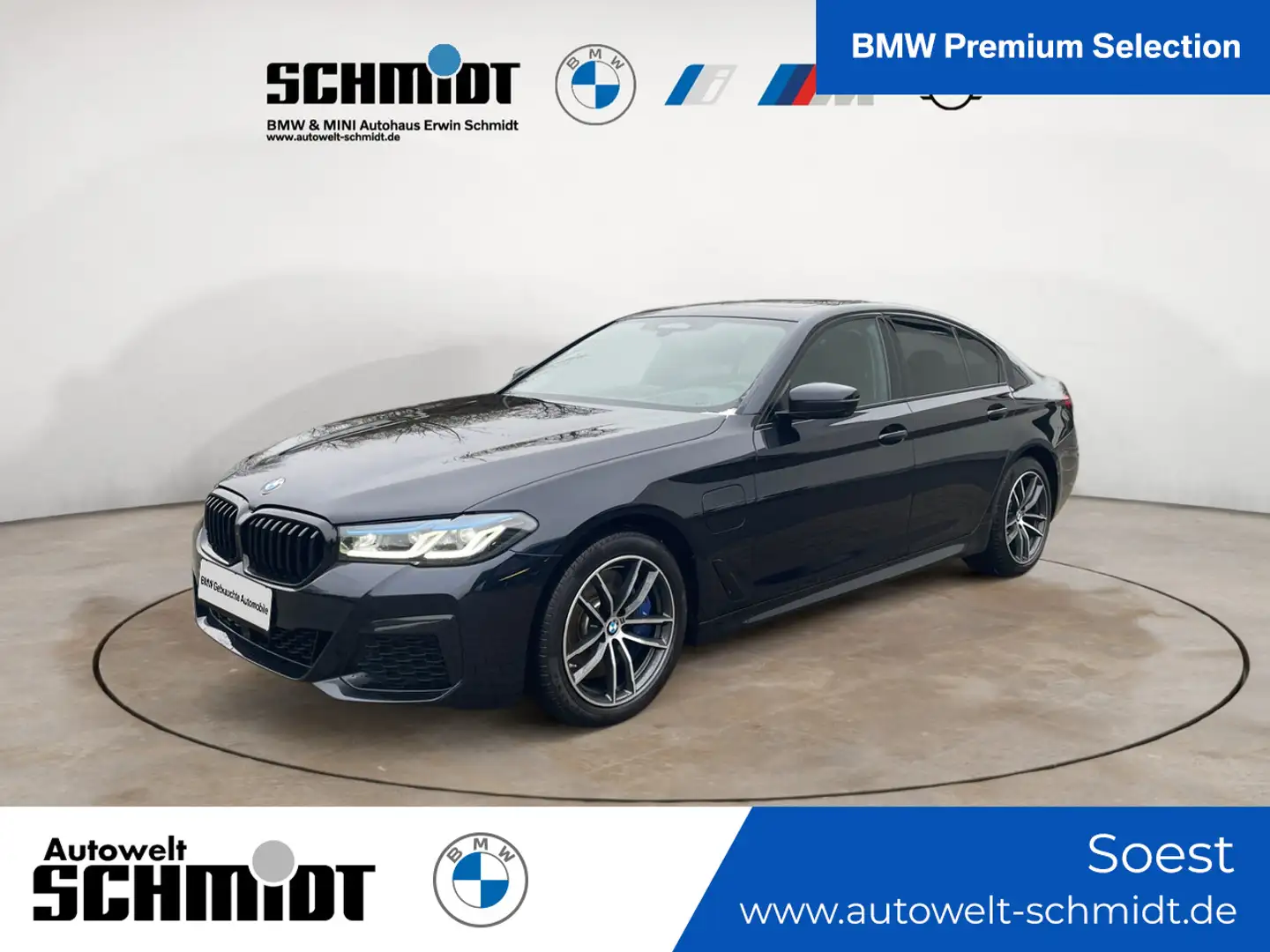 BMW 545 e xDrive + 2Jahre-BPS.-GARANTIE Noir - 1