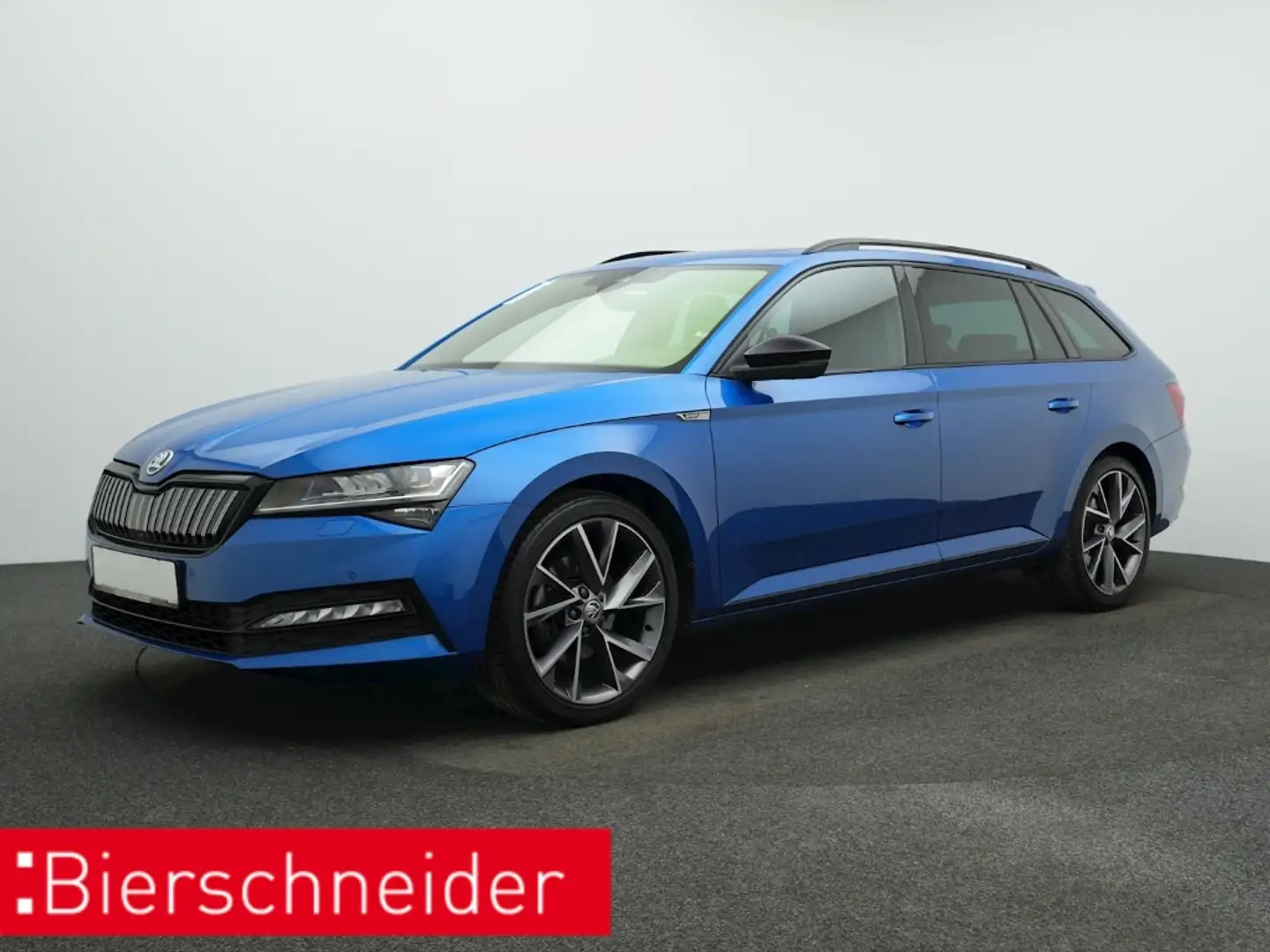 Skoda Superb Combi 1.4 TSI iV DSG Sportline STANDH AHK AREA VIE Modrá - 1