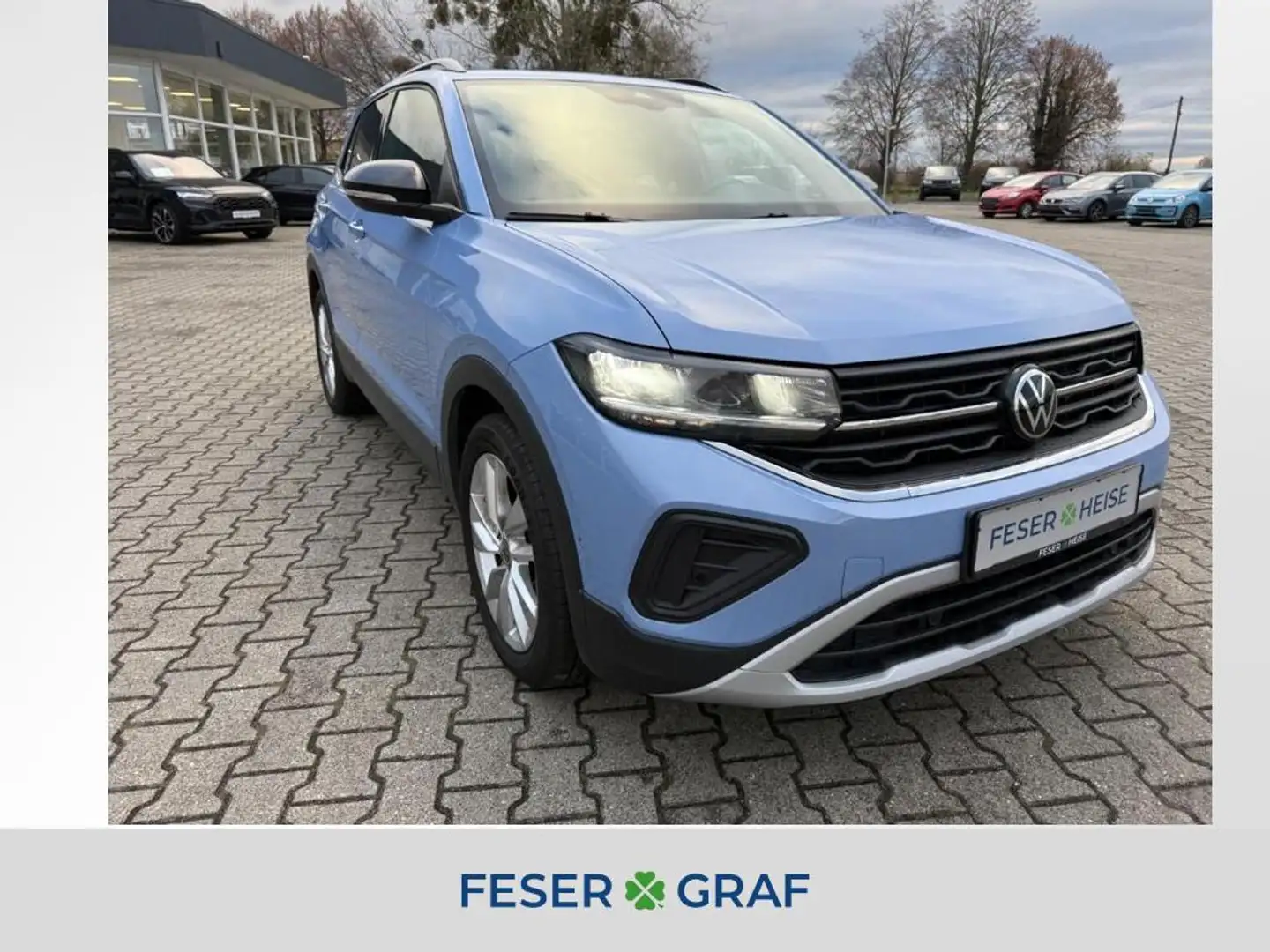 Volkswagen T-Cross Goal 1.0 TSI LED/NAVI/SHZ/KEYLESS Bleu - 1