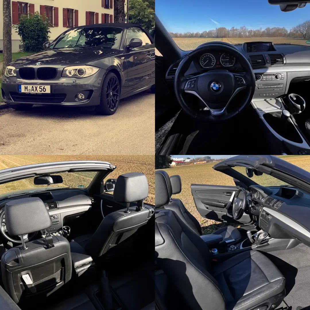 BMW 120 120d Cabrio Grau - 1