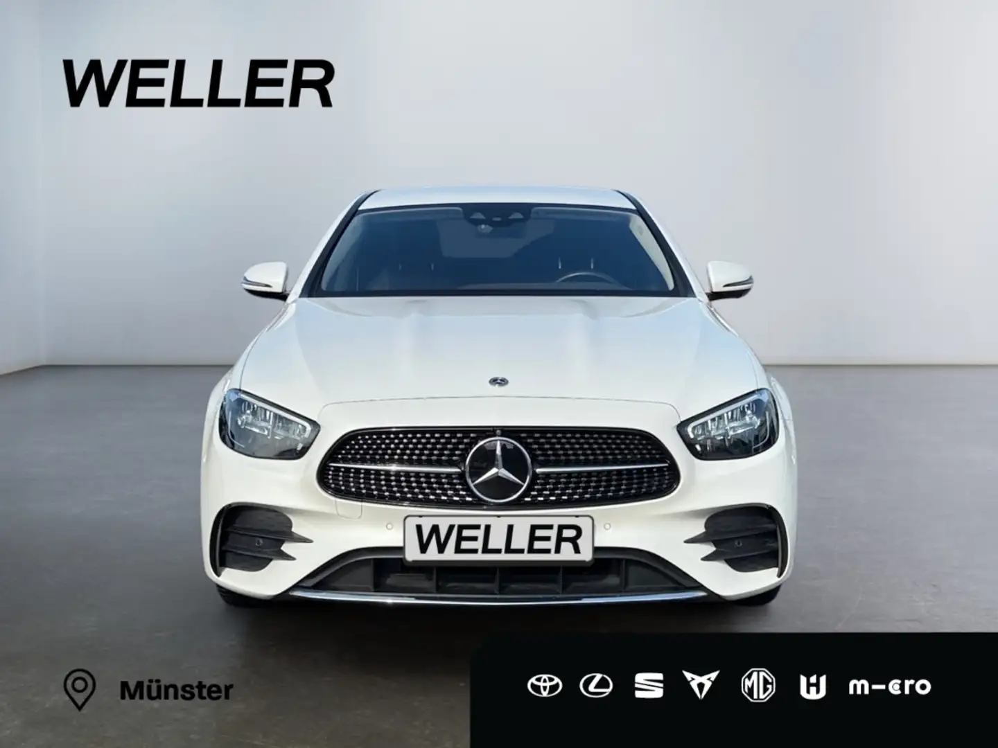 Mercedes-Benz E 300 9G AMG Line *LED*Distr+*360*Luftfw*Designo* Weiß - 2