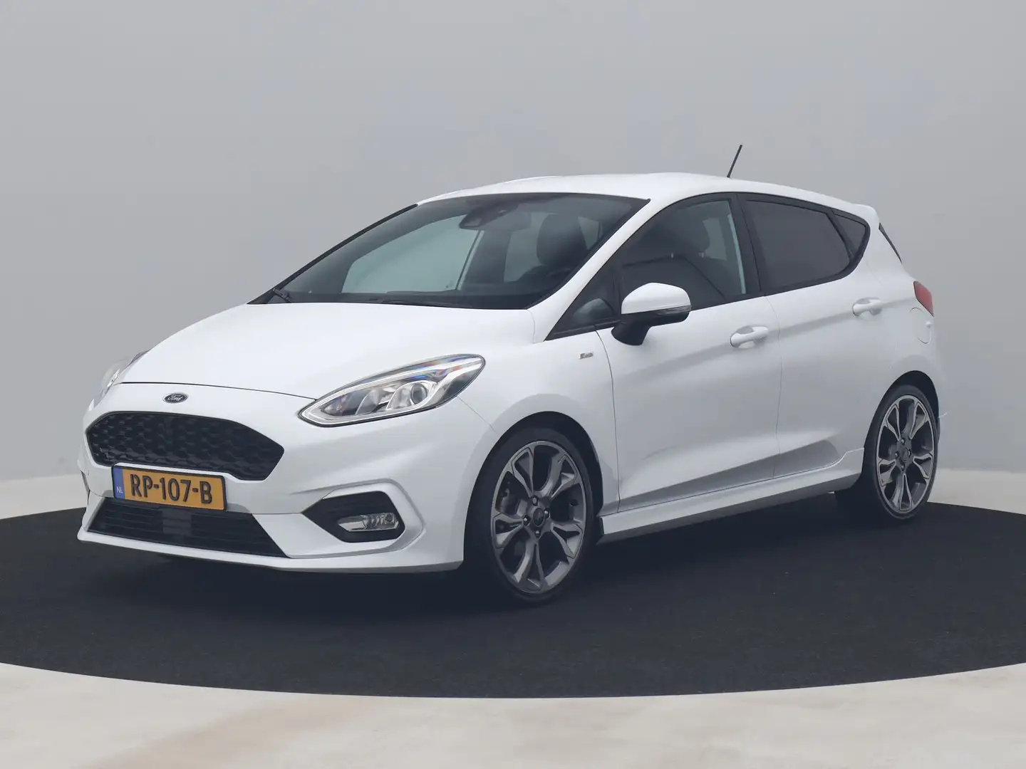 Ford Fiesta 1.0 EcoBoost ST-Line 100 PK 6-Bak | STOEL- EN STUU Wit - 1