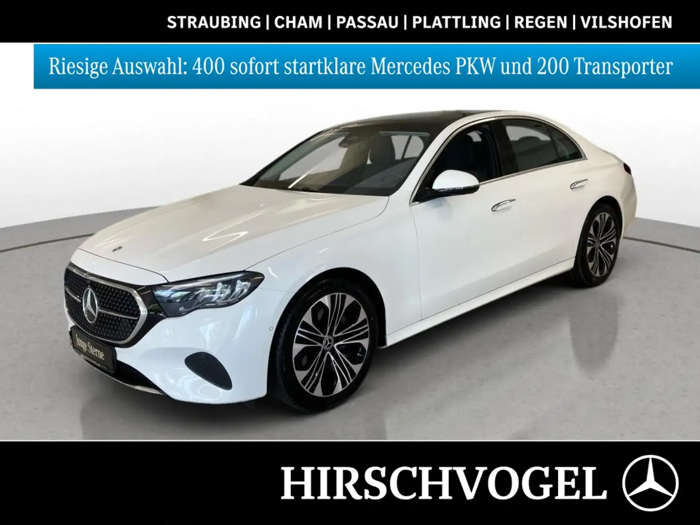 Mercedes-Benz E 200 AVANTGARDE+Pano+DISTRONIC+KEYLESS+MBUX+LED Weiß - 1