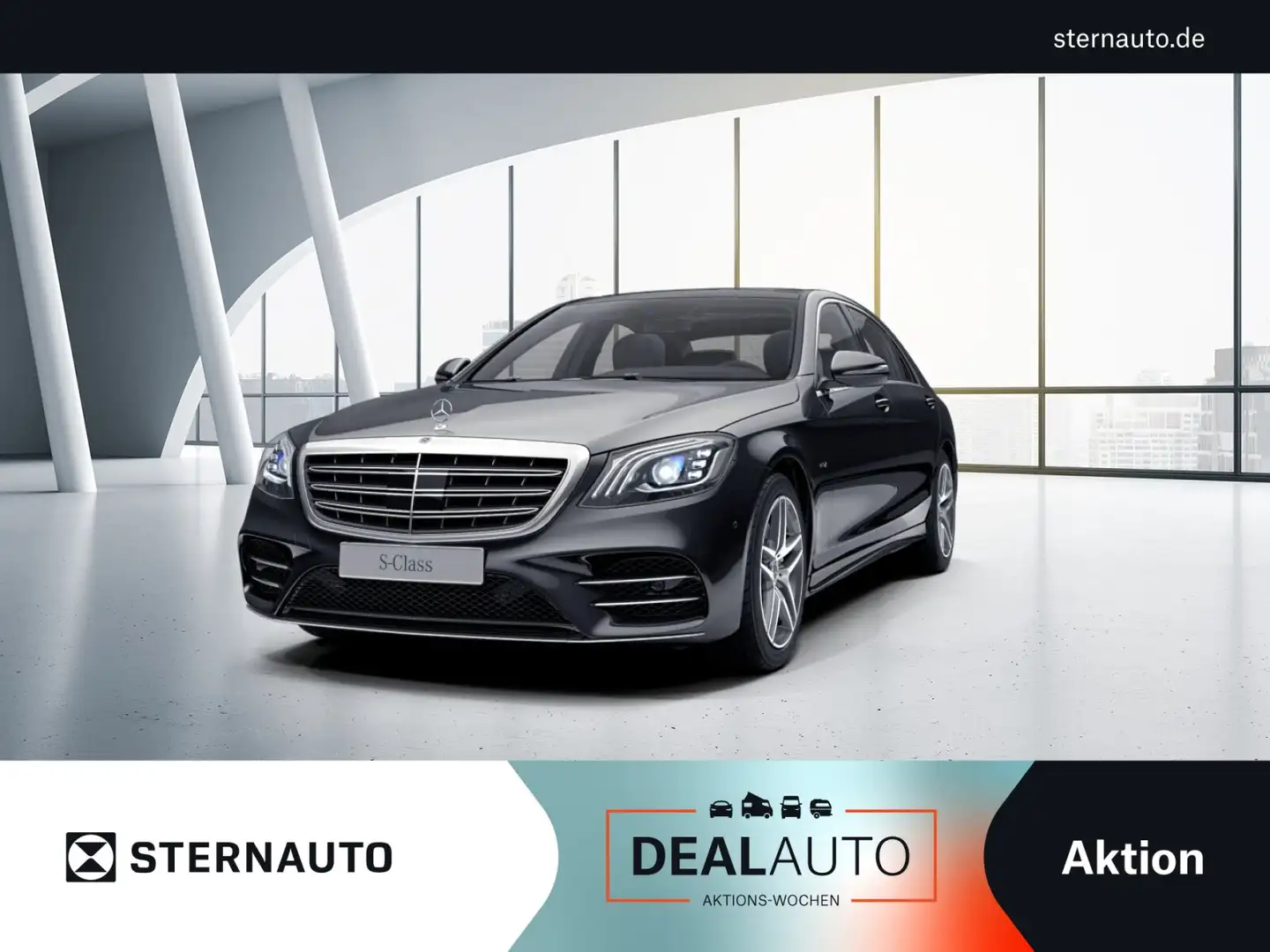 Mercedes-Benz S 600 S 600 Limousine lang AMG PanoD Multibeam 360Kam Noir - 1