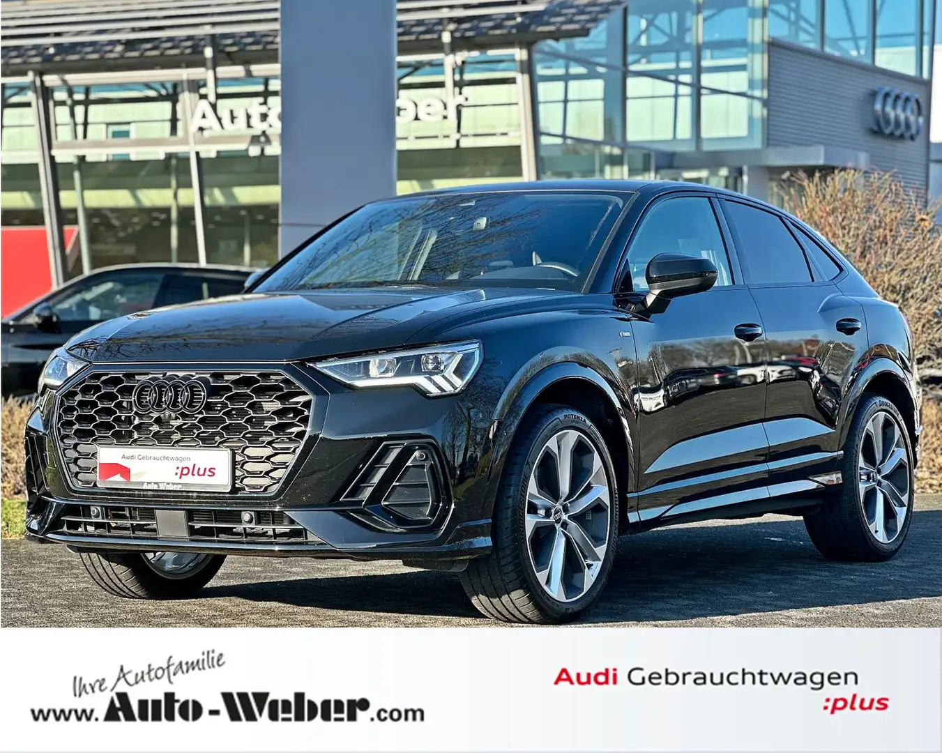 Audi Q3 Sportback 35TFSI S LINE BLACK PANO ACC SONOS Schwarz - 1