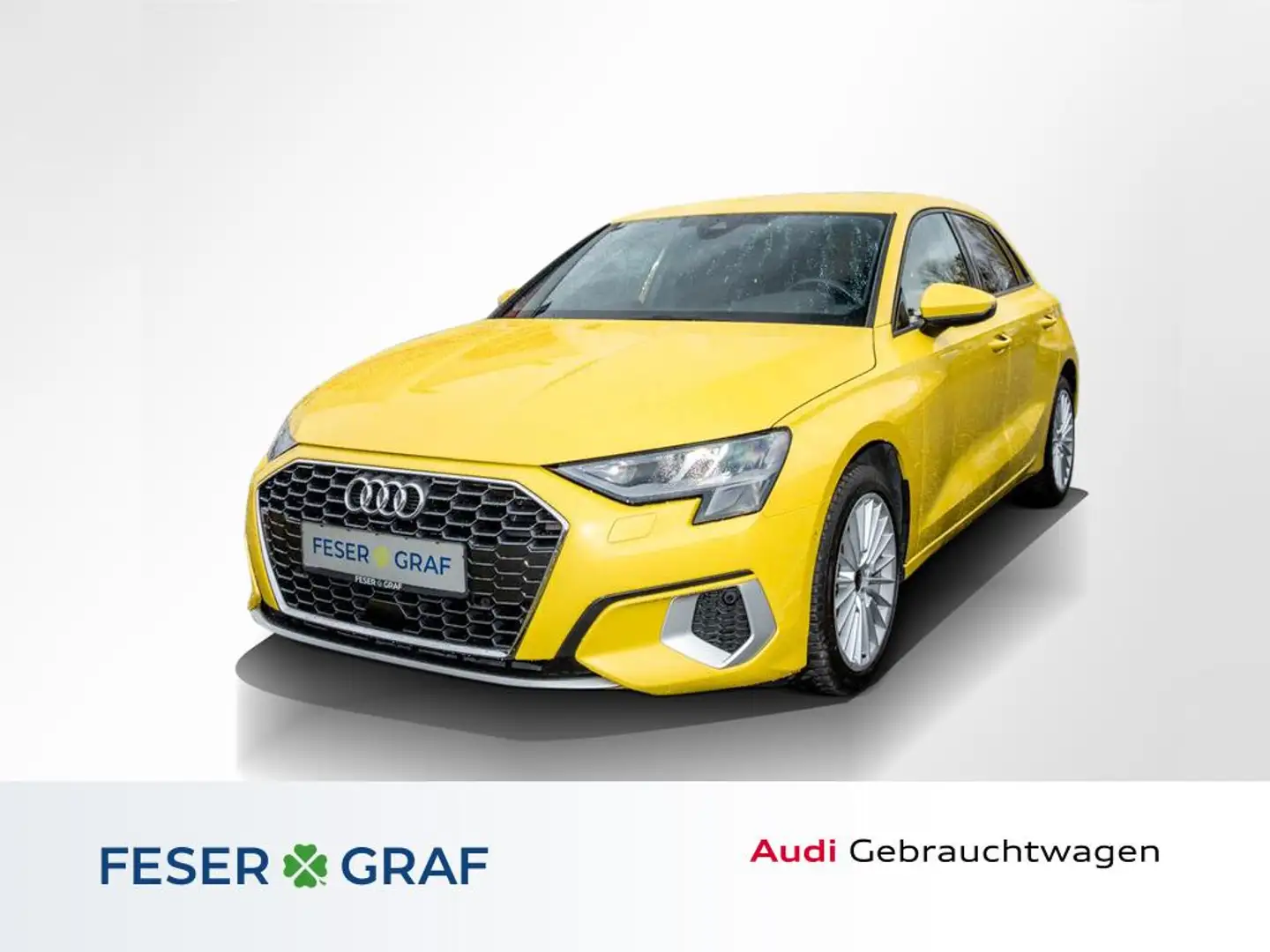 Audi A3 35 TFSI advanced /LED/CarPlay/AHK Jaune - 1
