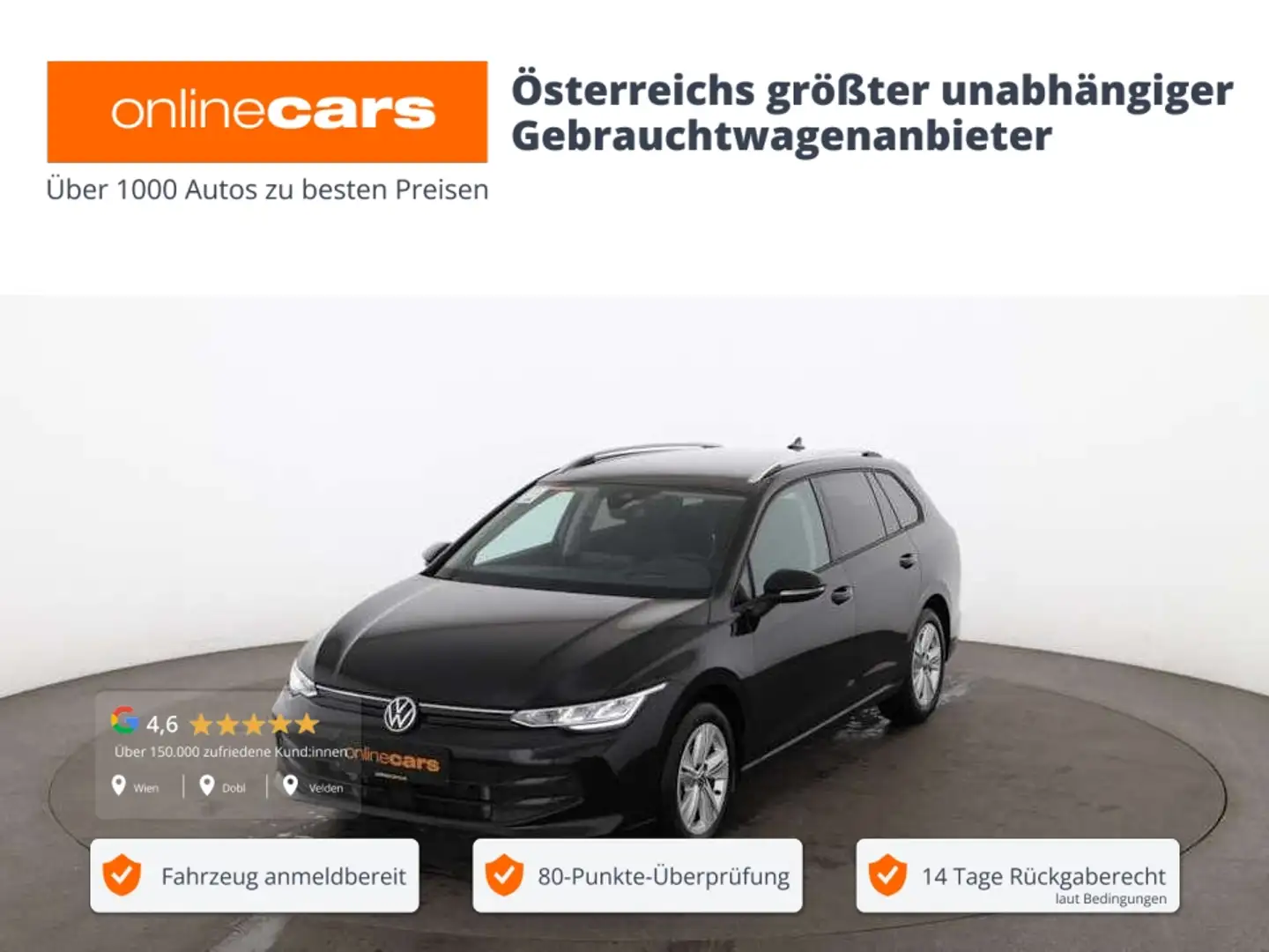 Volkswagen Golf Variant Golf VIII Variant 2.0 TDI Life Aut LED HEAD-UP Noir - 1