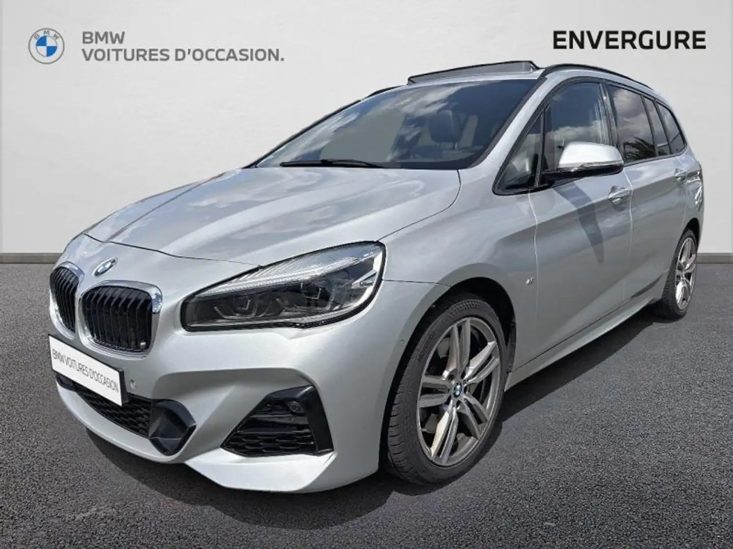 BMW 218 218dA 150ch M Sport Argent - 1