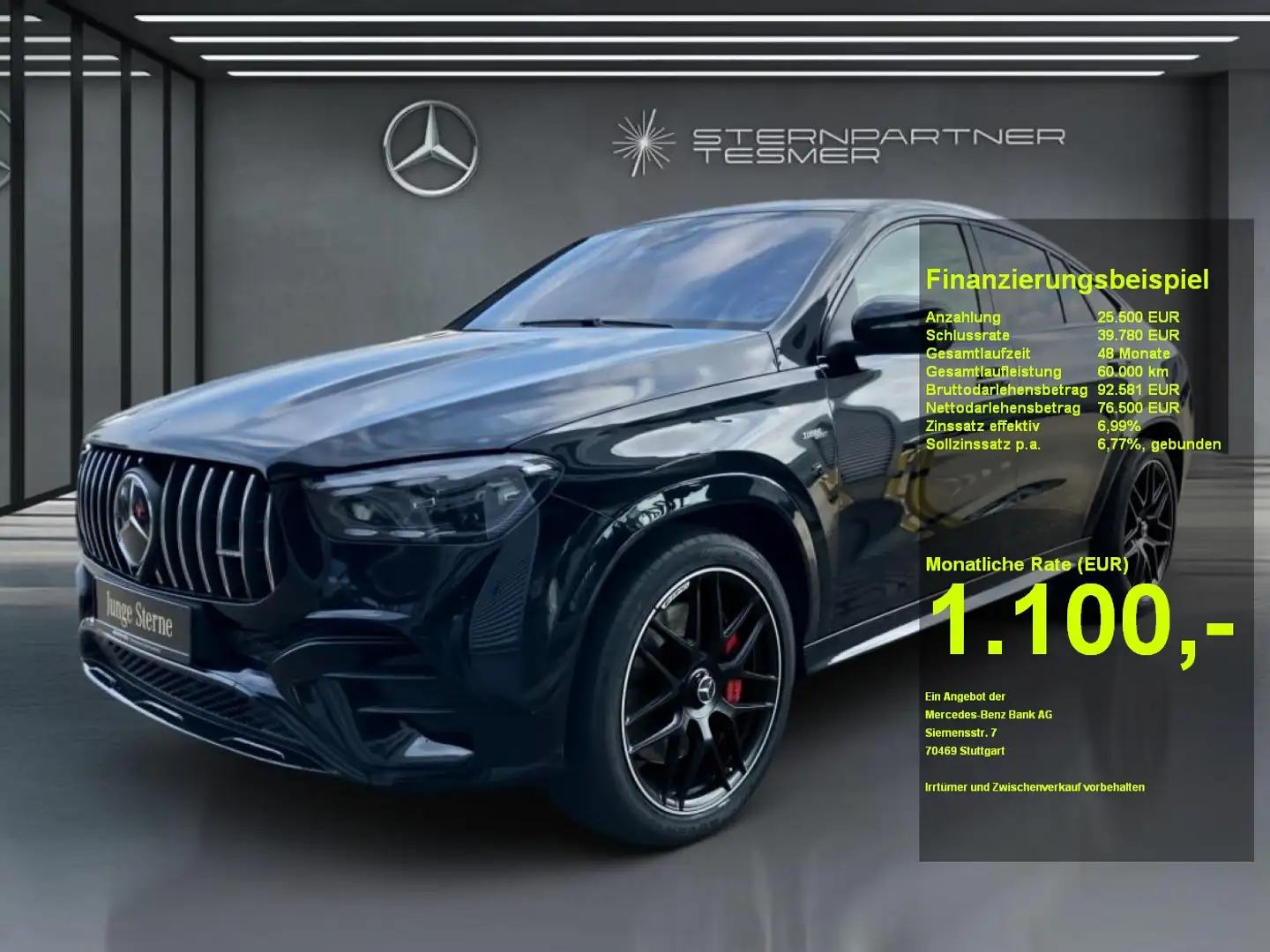Mercedes-Benz GLE 53 AMG AMG GLE 53 4M+ AMG AHK HuD Pano Burmester Memo Schwarz - 1