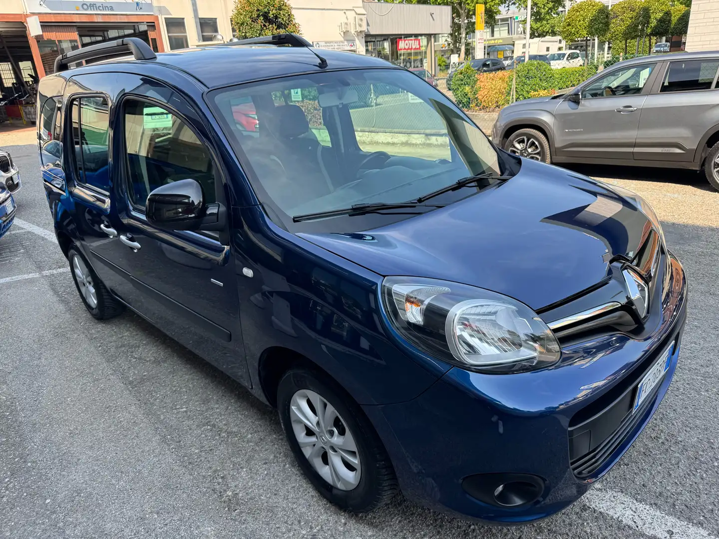 Renault Kangoo 1.5 dci Limited s,CLIMA,NAVY,C.LEGA,VETRI SCURI, Bleu - 2