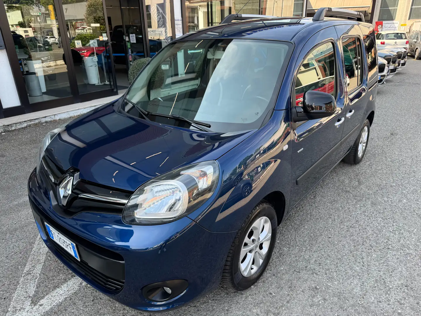 Renault Kangoo 1.5 dci Limited s,CLIMA,NAVY,C.LEGA,VETRI SCURI, Bleu - 1