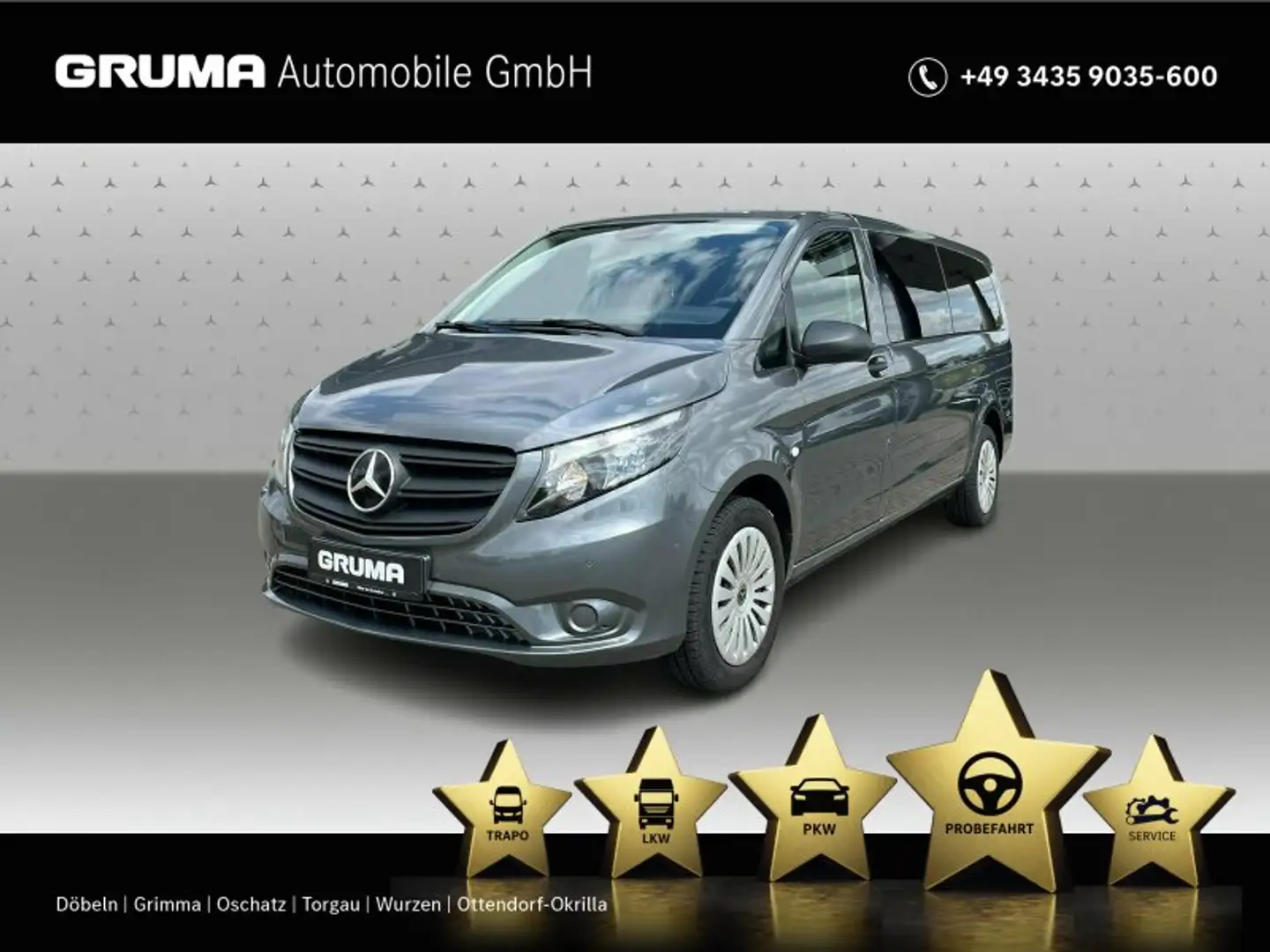 Mercedes-Benz Vito Vito 116 CDI Tourer PRO Extralang 9-SITZE+NAVI+ Gris - 1