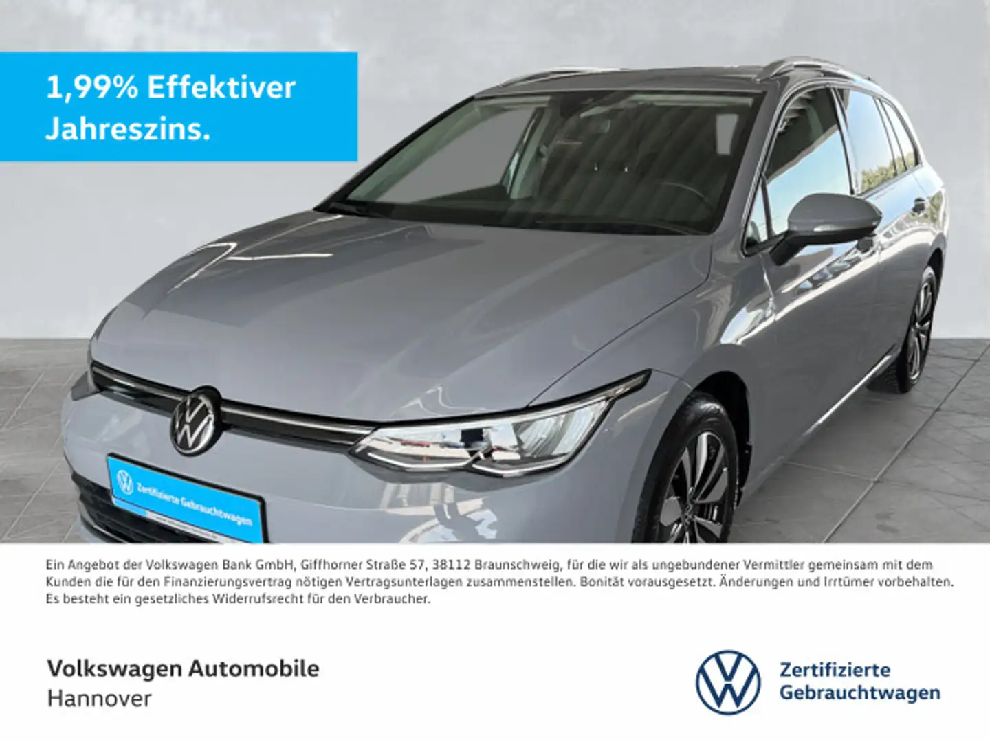 Volkswagen Golf Variant Golf VIII Variant 1.0 TSI Move Navi AHK STHZG 4x Grau - 1
